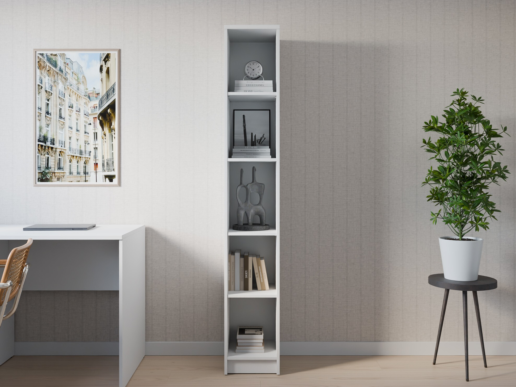 Boekenkast Fiofive 105 (Wit)