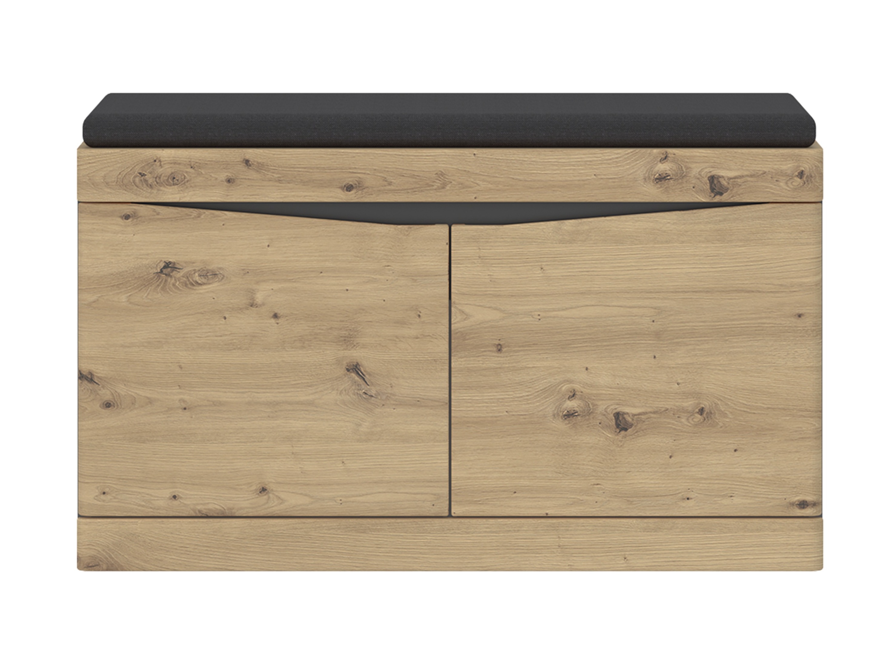 Schoenenkast Ontario 146 (Artisan eiken + Antraciet)