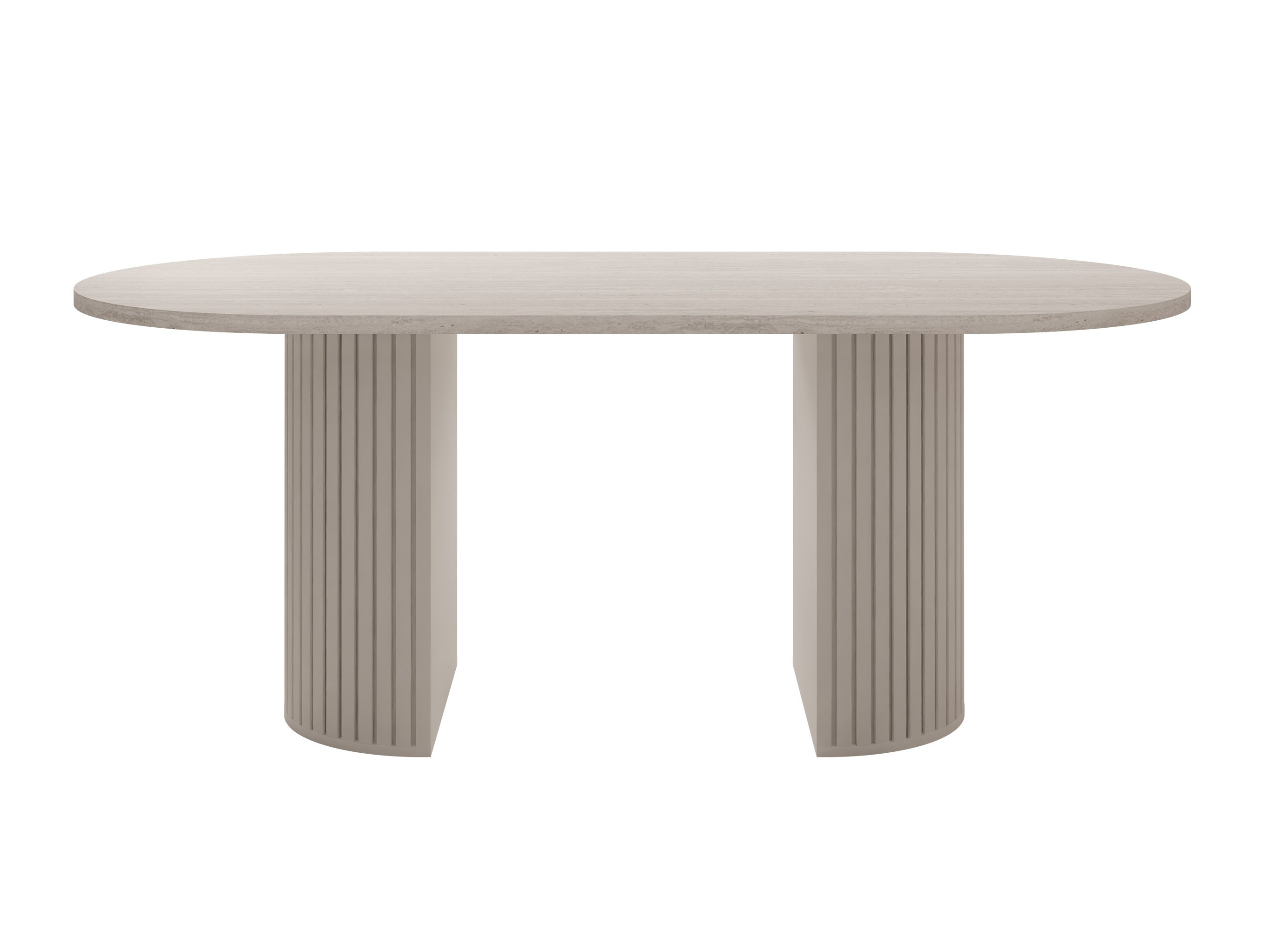 Tafel Comfivo Ulma (Licht travertin + Beige)