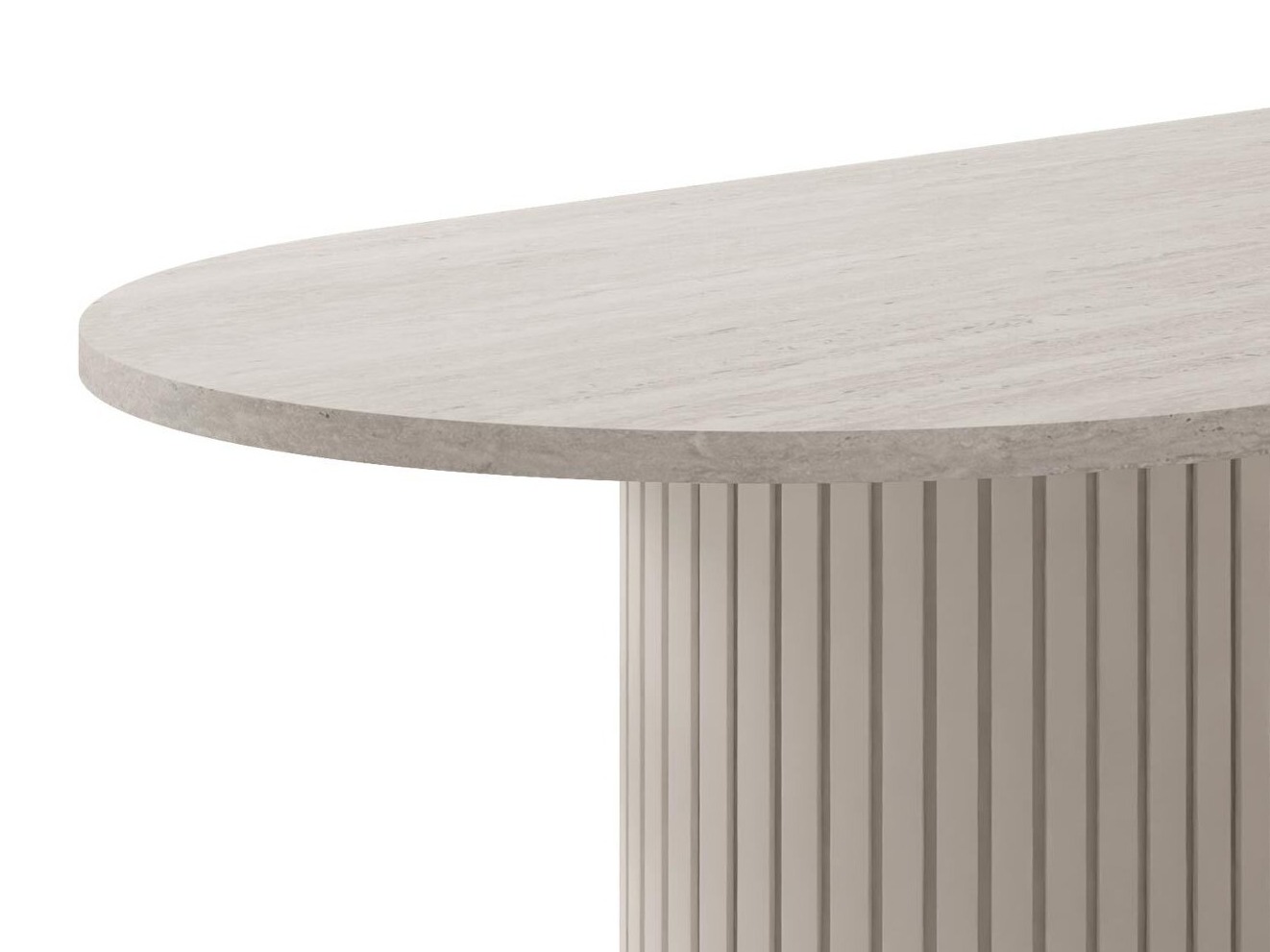 Tafel Comfivo Ulma (Licht travertin + Beige)
