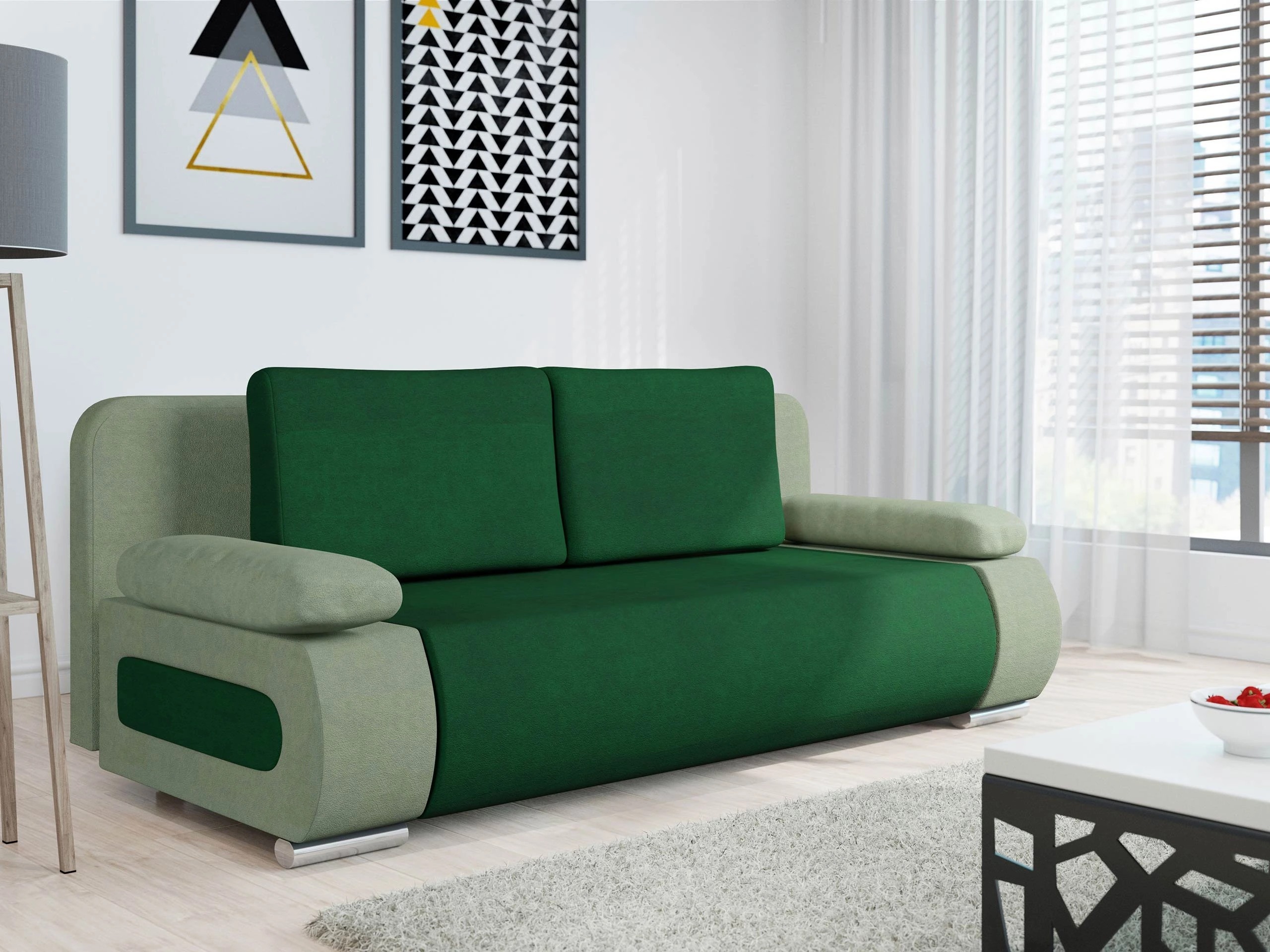 Slaapbank Comfivo Pudor (Uttario Velvet 2954 + Uttario Velvet 2951)