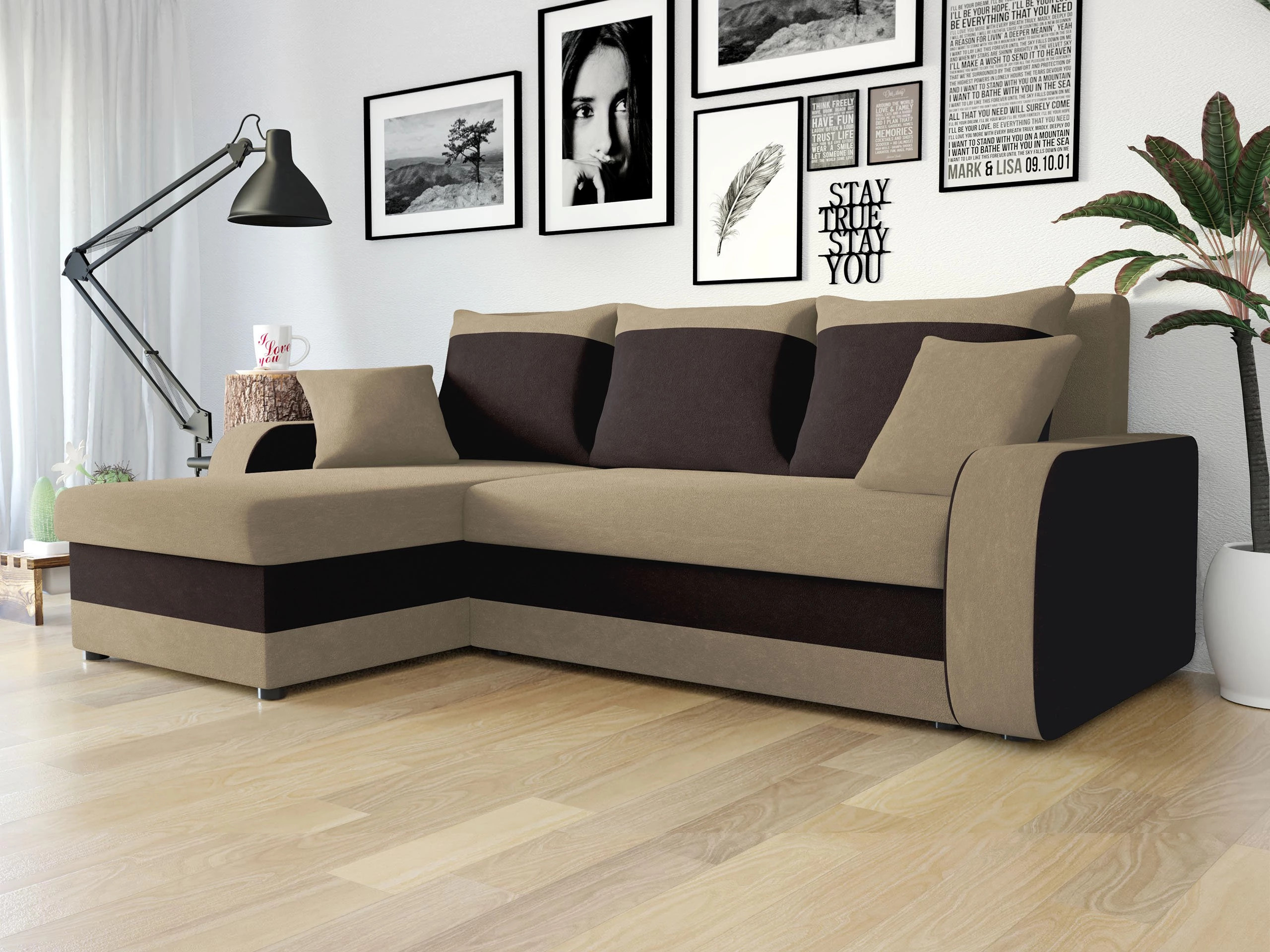 Hoekbank Comfivo Melissa I (Alova 07 + Alova 68)