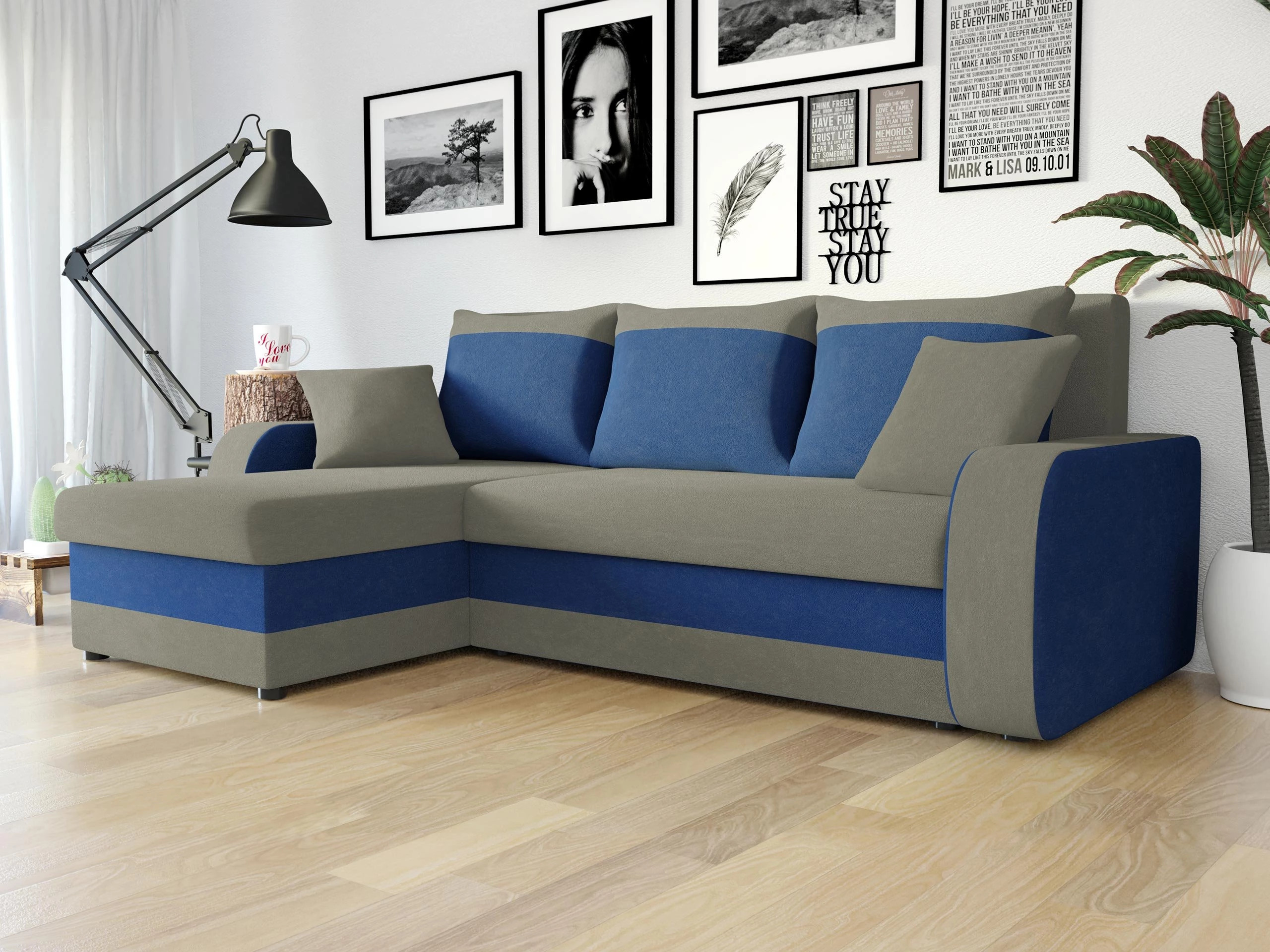 Hoekbank Comfivo Melissa I (Mikrofaza 0014 + Mikrofaza 0036)