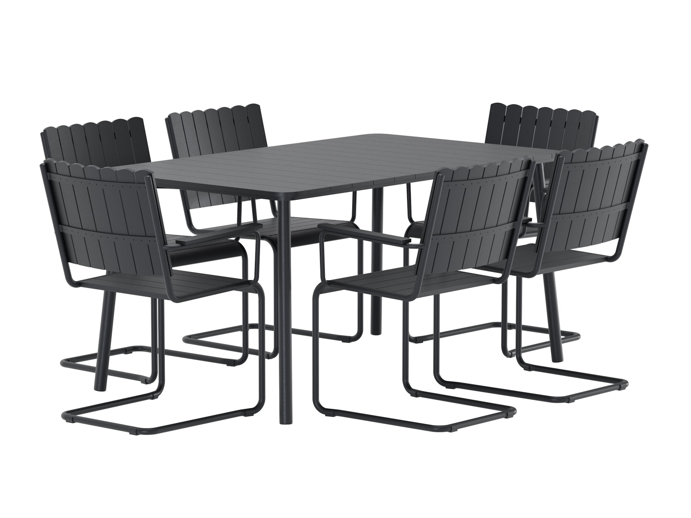 Tafel en stoelen set Dallas 5288