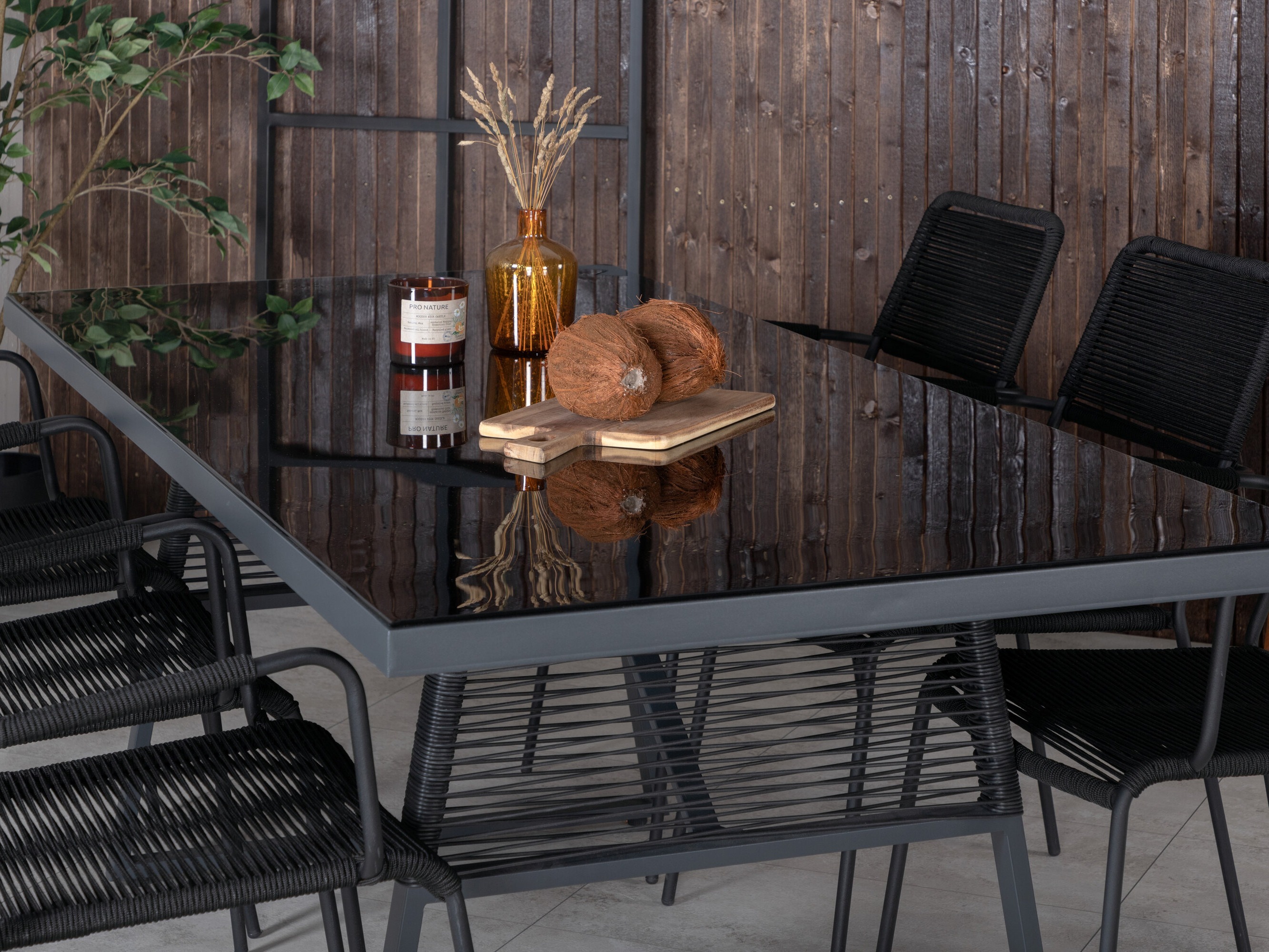 Tafel en stoelen set Dallas 5291