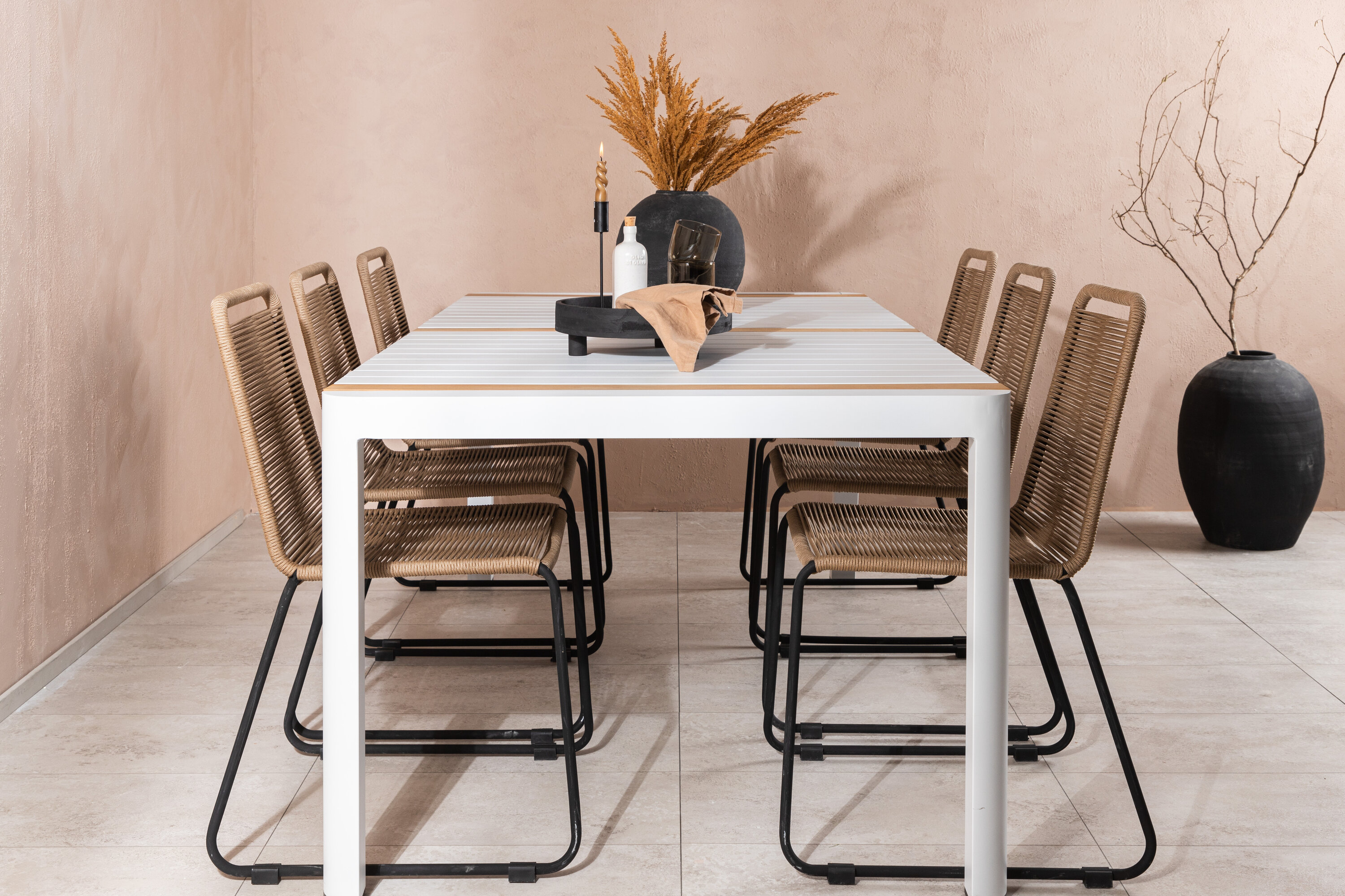 Tafel en stoelen set Dallas 5292