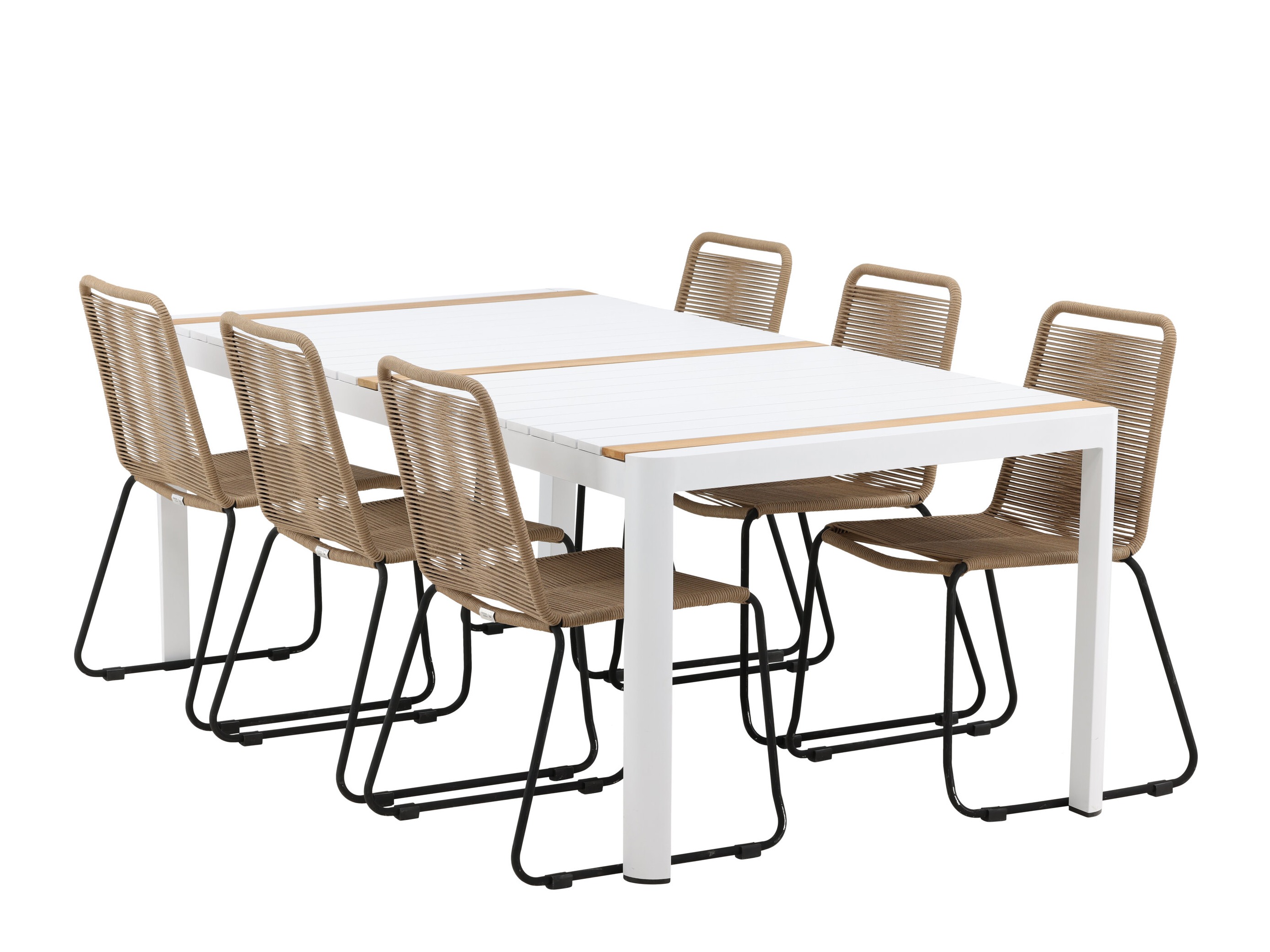 Tafel en stoelen set Dallas 5292