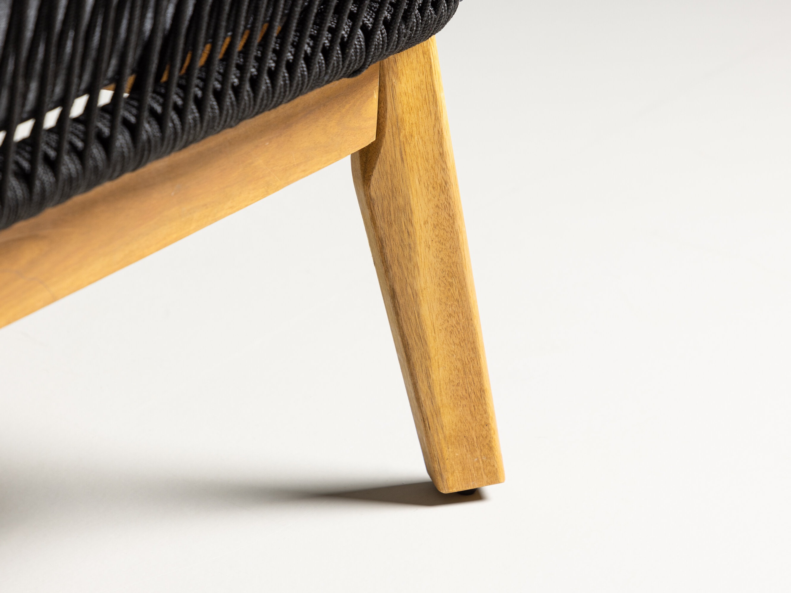 Buiten meubilair set Dallas 1085 (Acacia + Zwart)