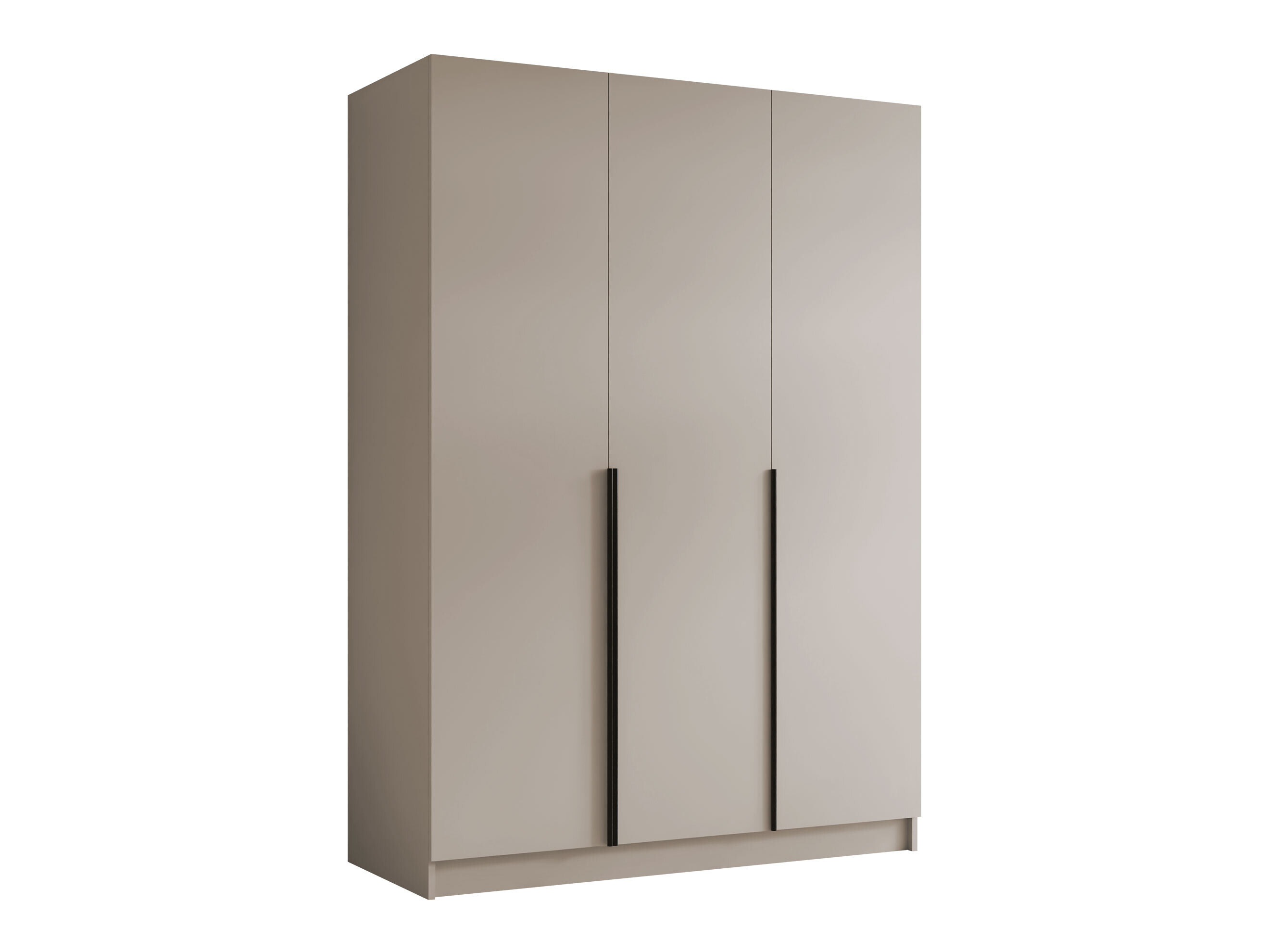 Kledingkast Closico Decoron I (Kasjmier + Zwart)