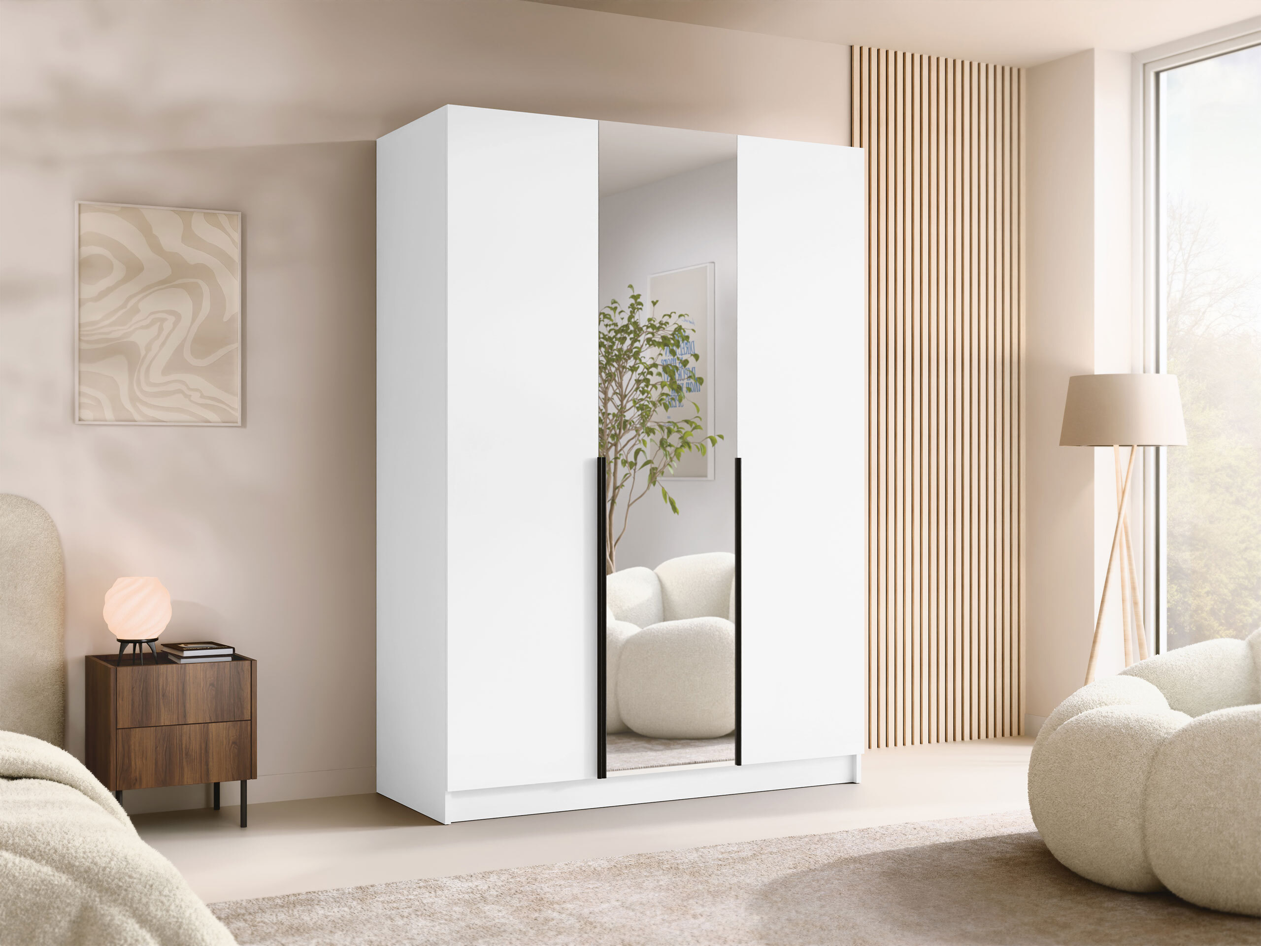 Kledingkast Closico Decoron II (Wit)