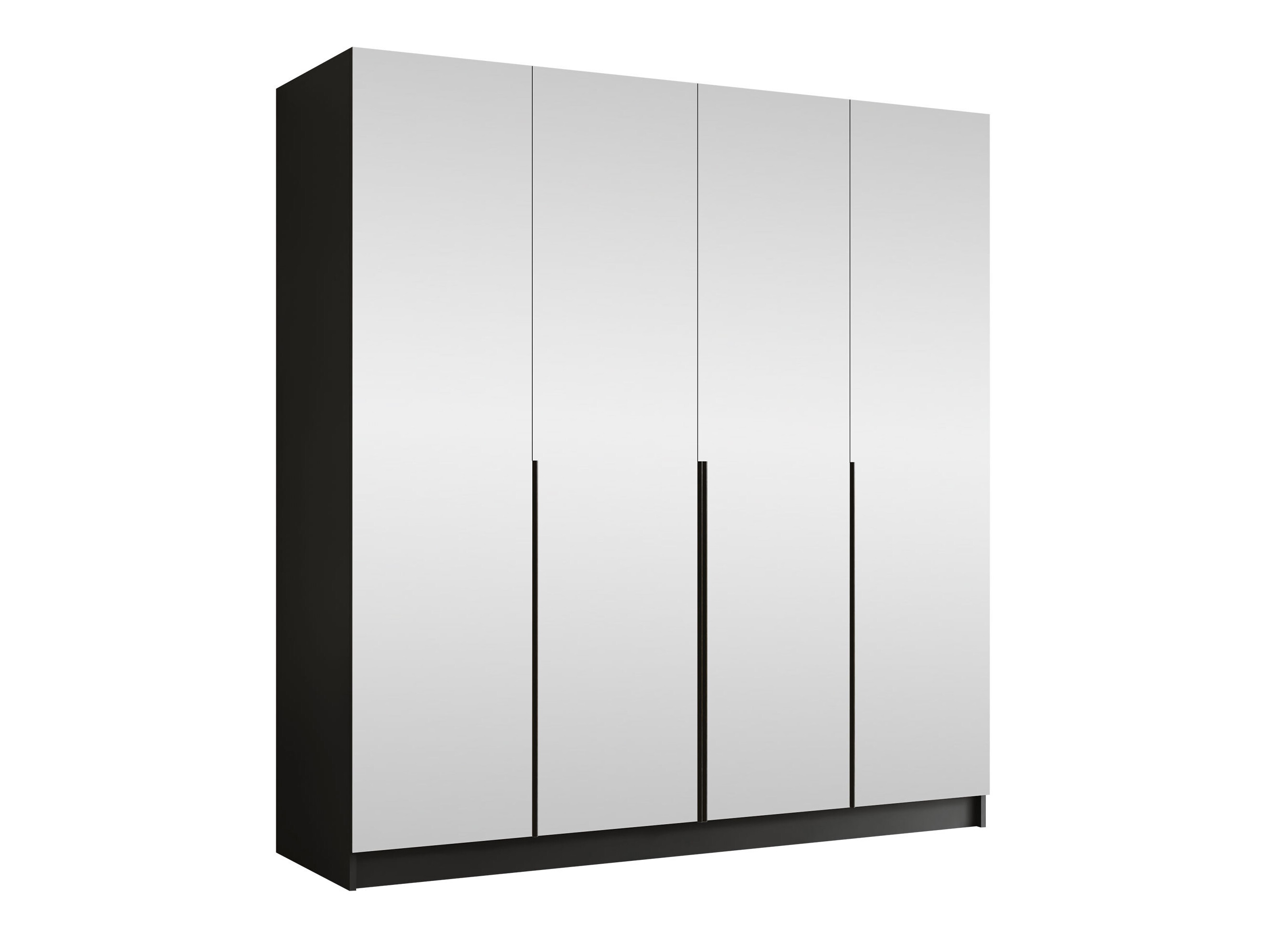 Kledingkast Closico Navor III (Zwart)