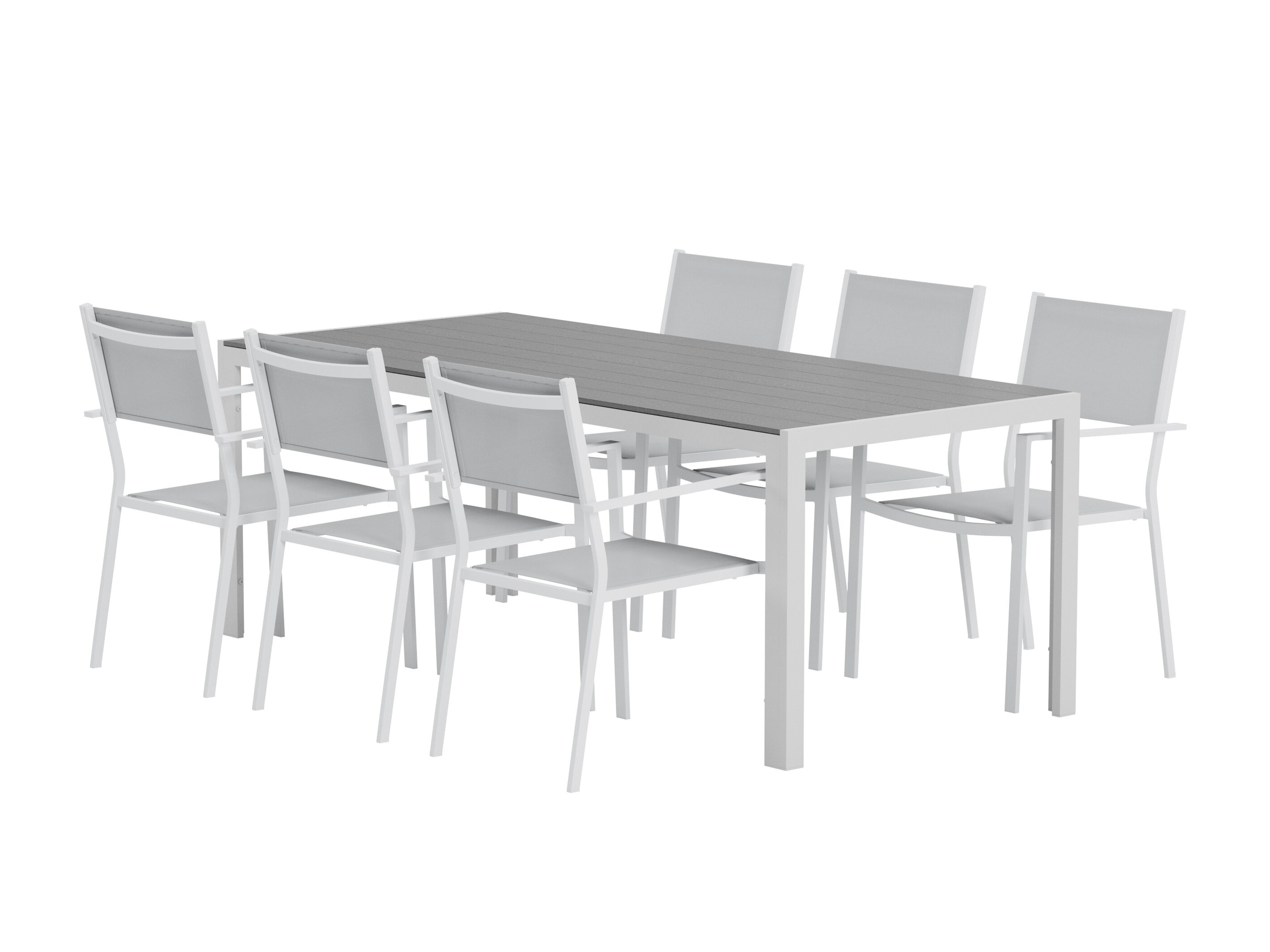 Tafel en stoelen set Dallas 5301