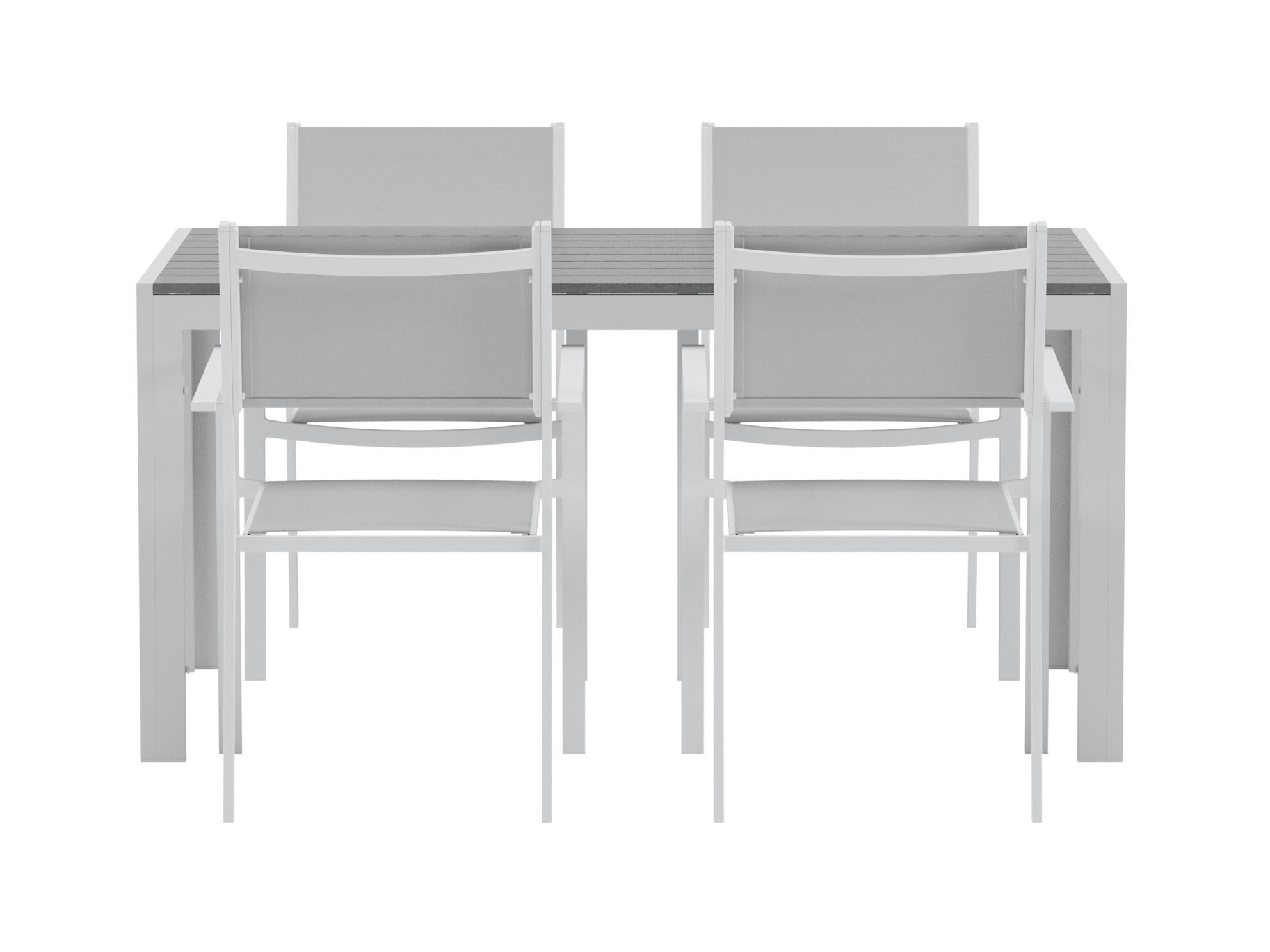 Tafel en stoelen set Dallas 5303