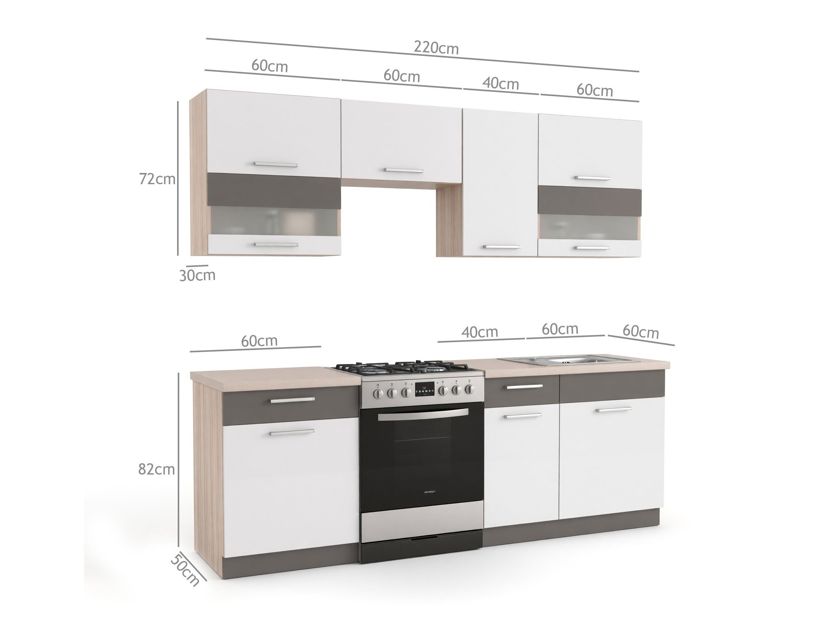 Keukenset Mode Dark 126