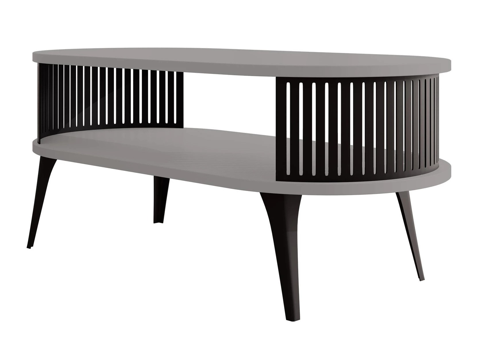 Salontafel Vitum III (Zwart + Grafiet)