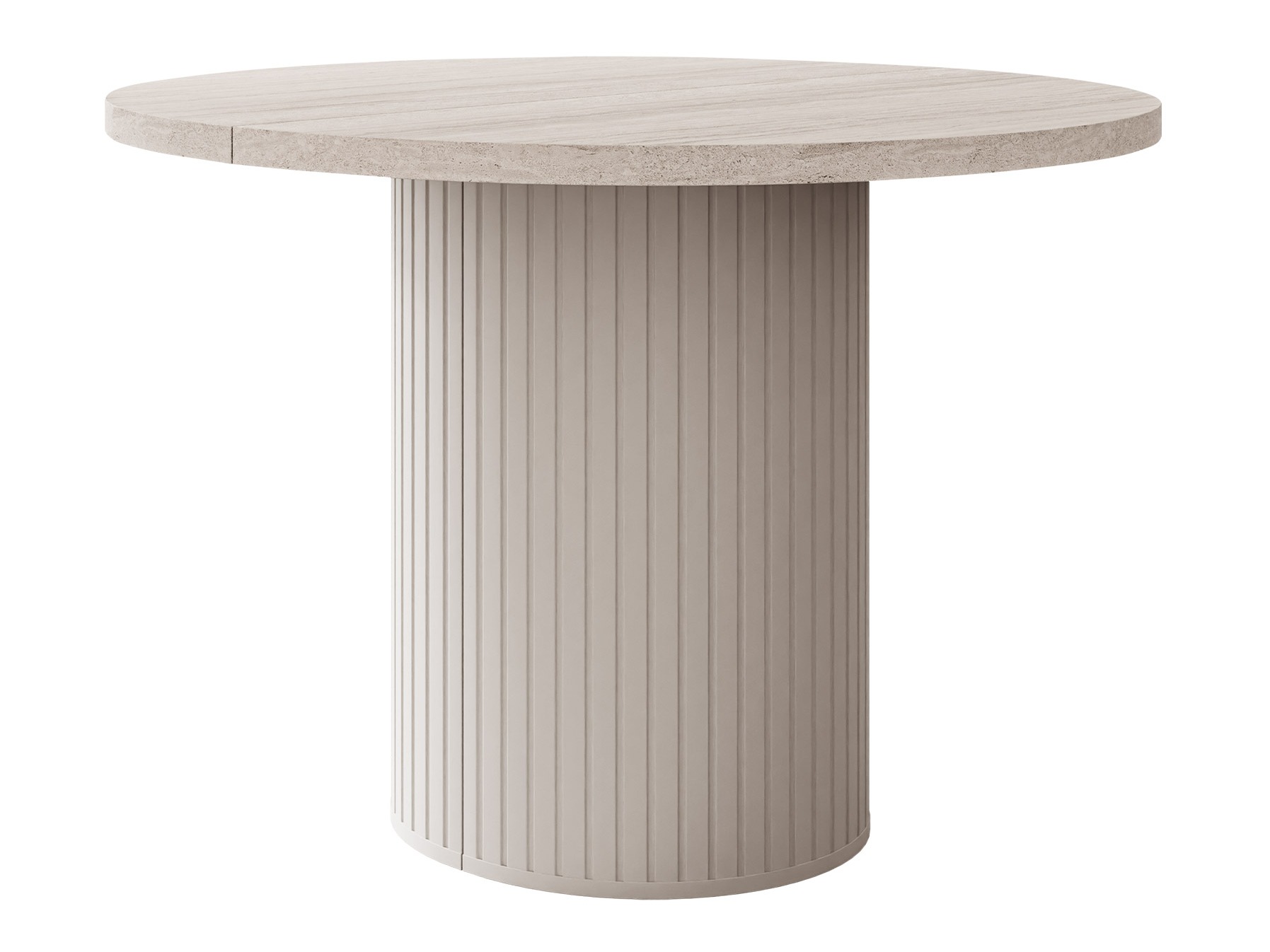 Tafel Cupedo (Licht travertin + Beige)
