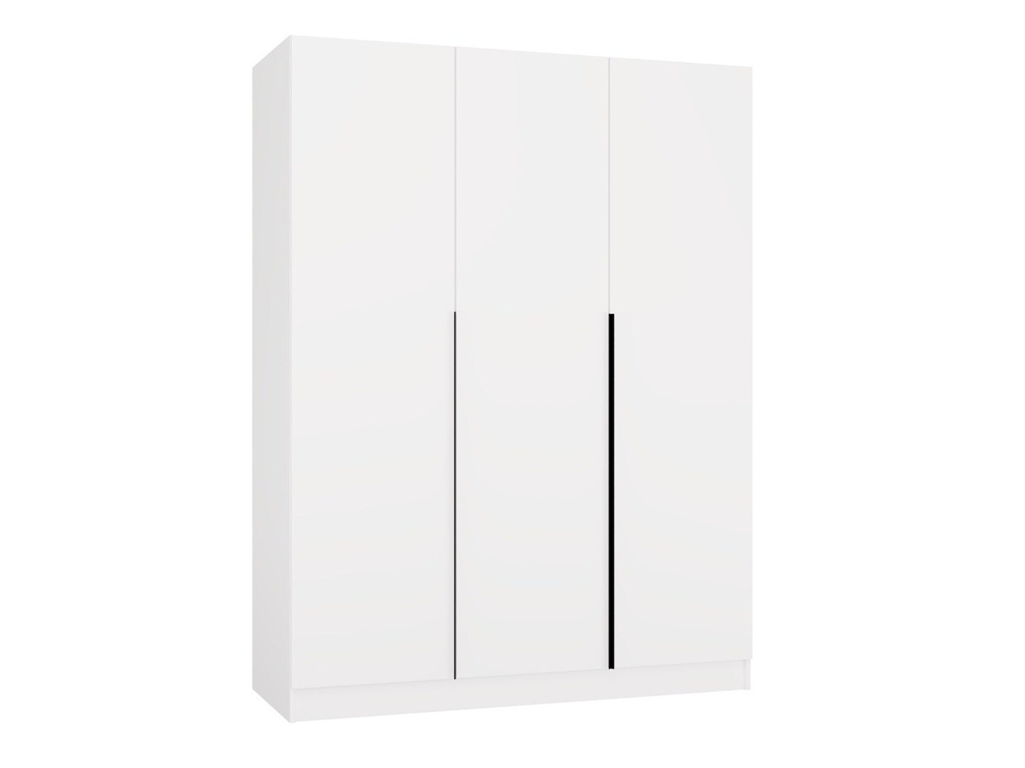 Kledingkast Mandeville 369 (Wit + Zwart)