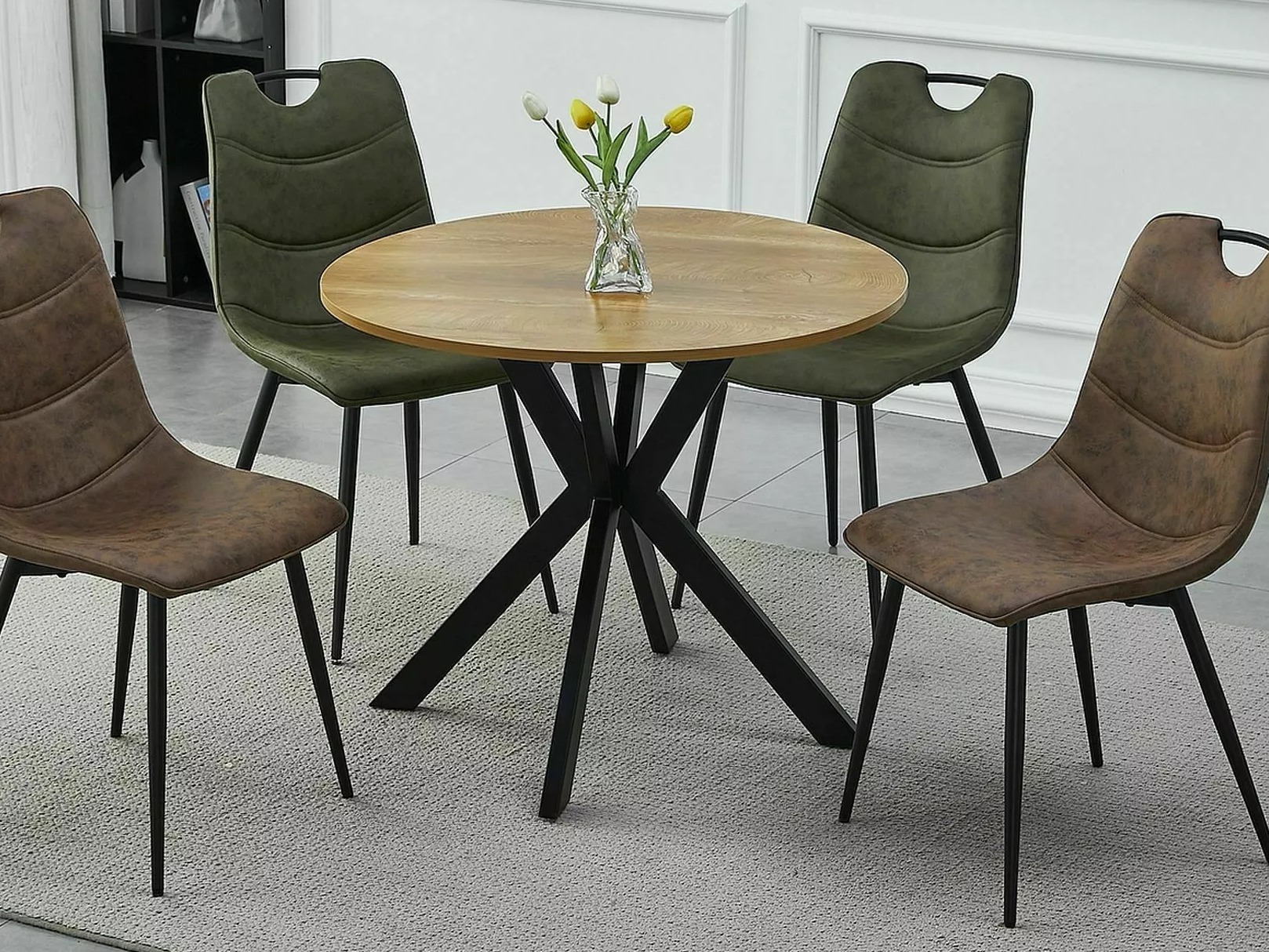 Tafel Detroit 280 (Eiken)