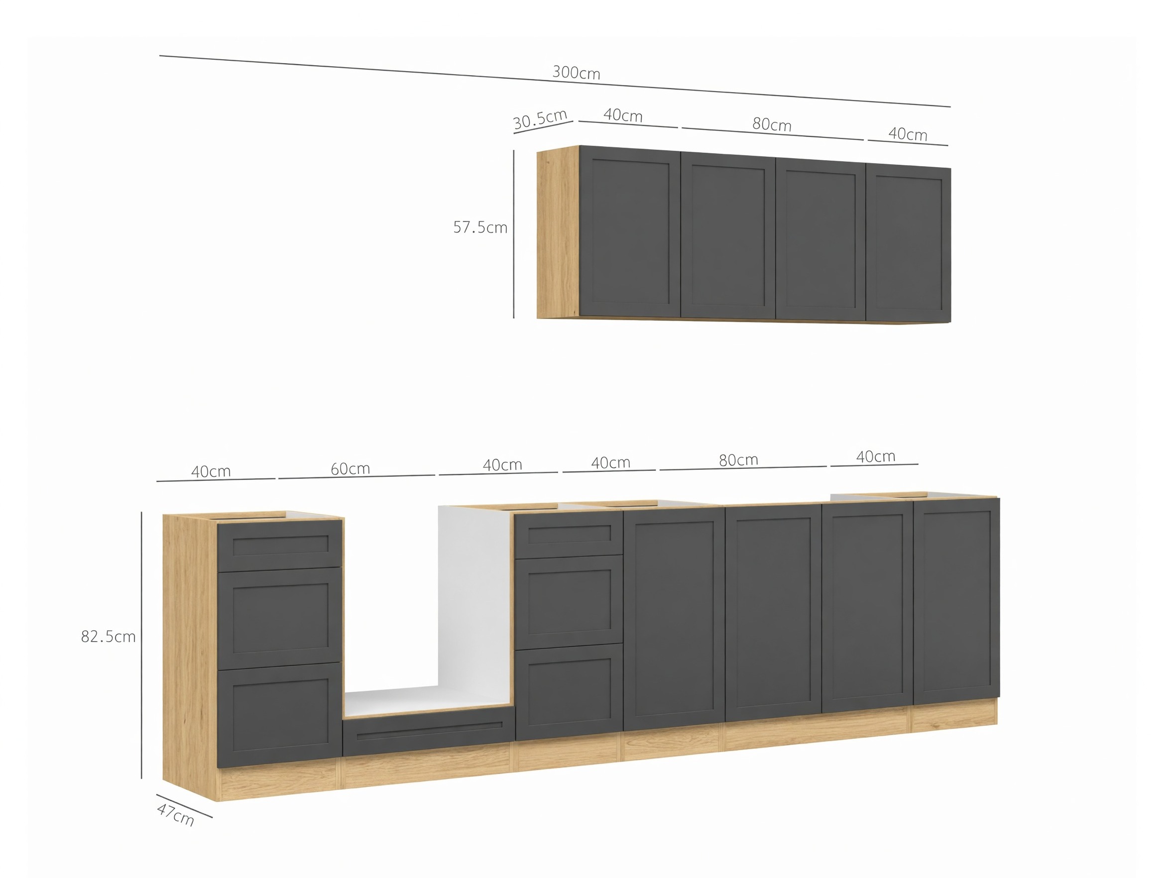Modulaire keukenset Berna 122