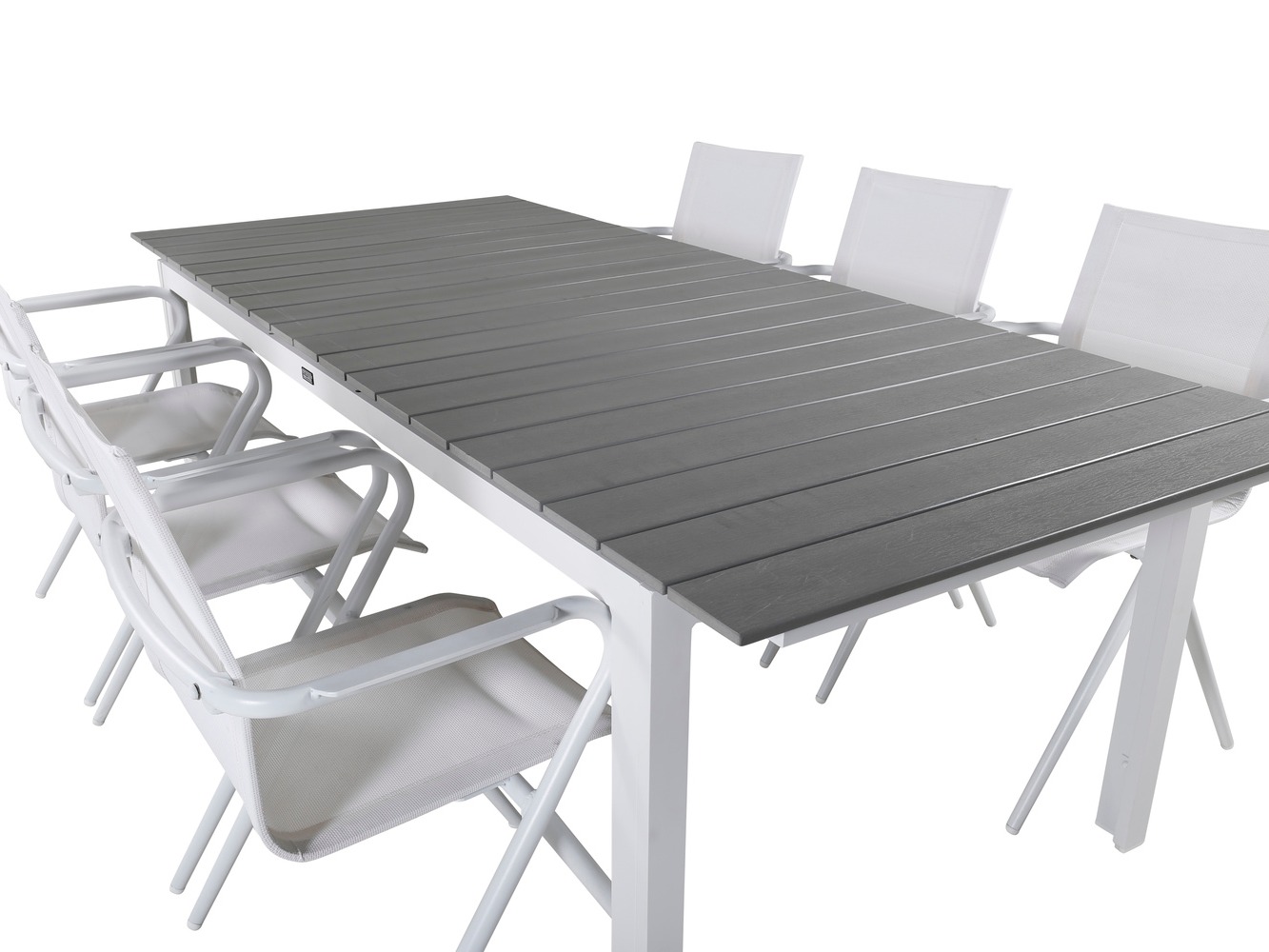 Outdoor tafel Dallas 668 (Grijs + Wit)