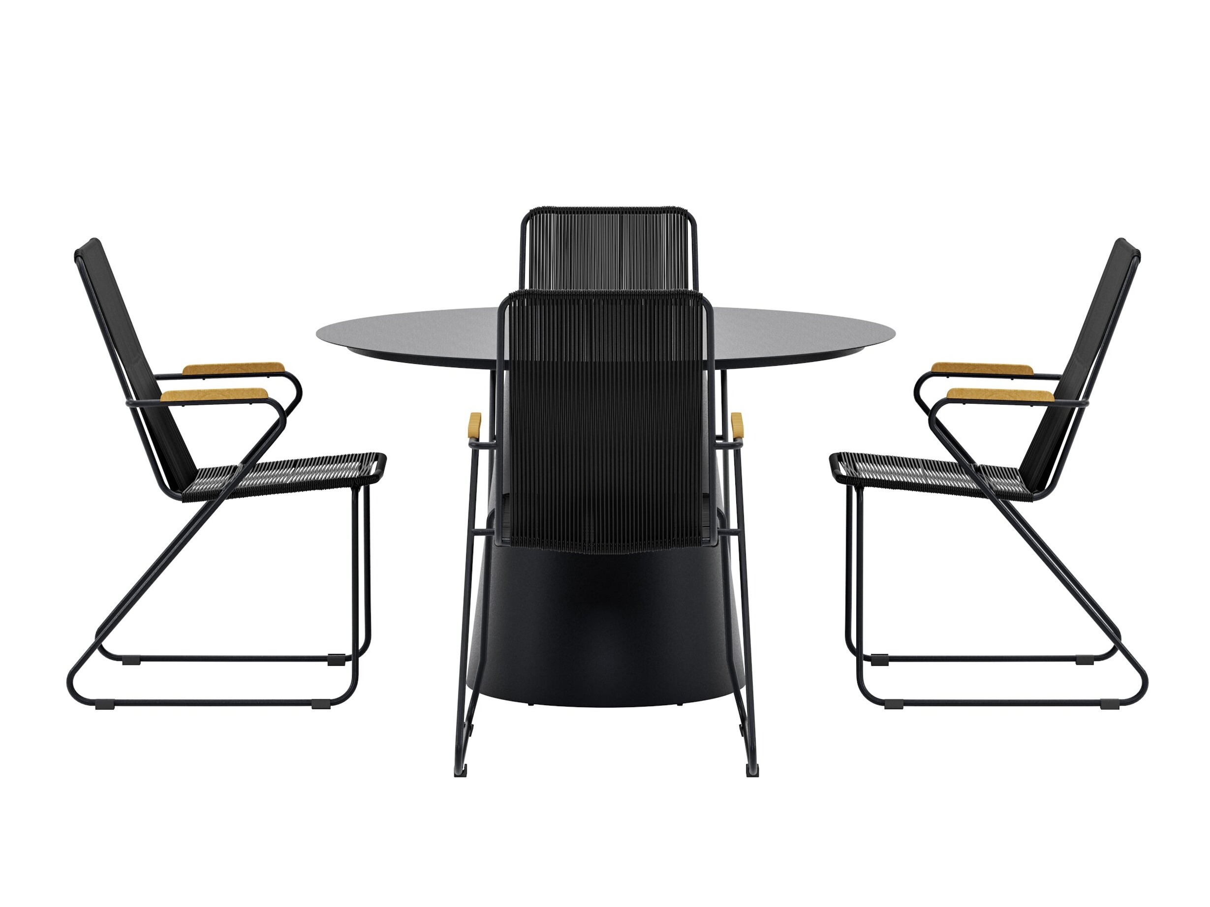 Tafel en stoelen set Dallas 5316