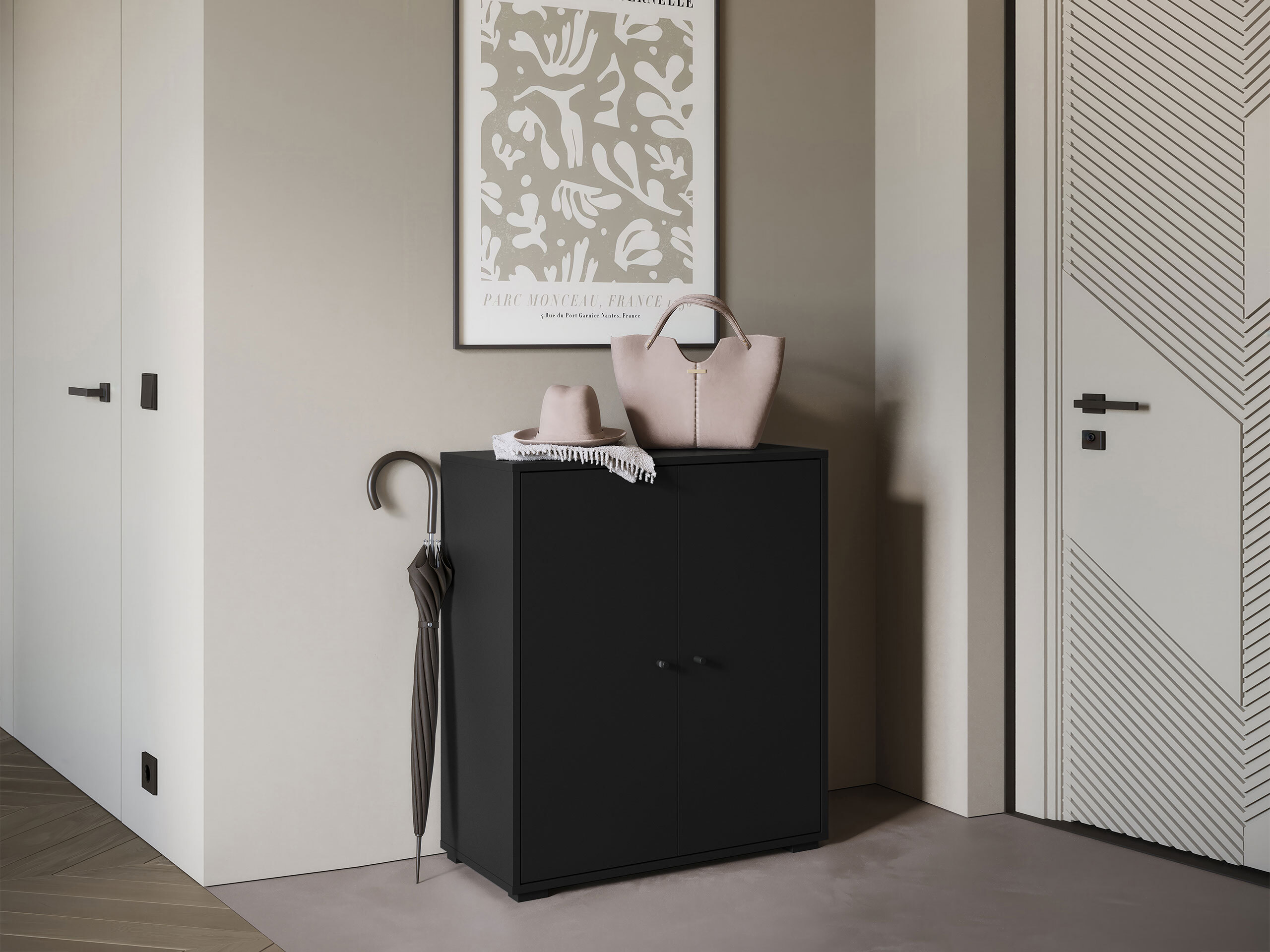 Dressoir Sarasota 195 (Zwart)