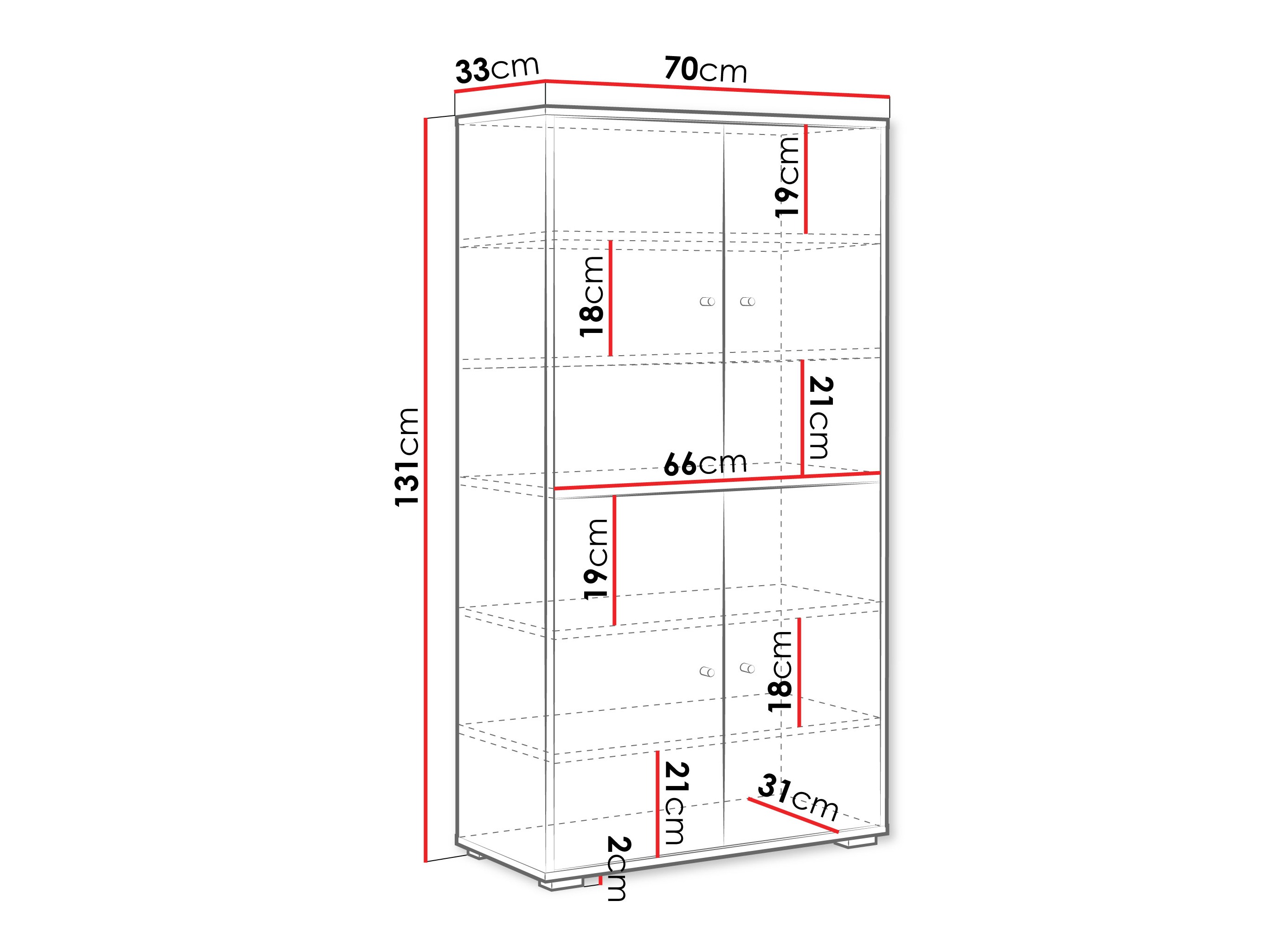 Dressoir Sarasota 196 (Wit)