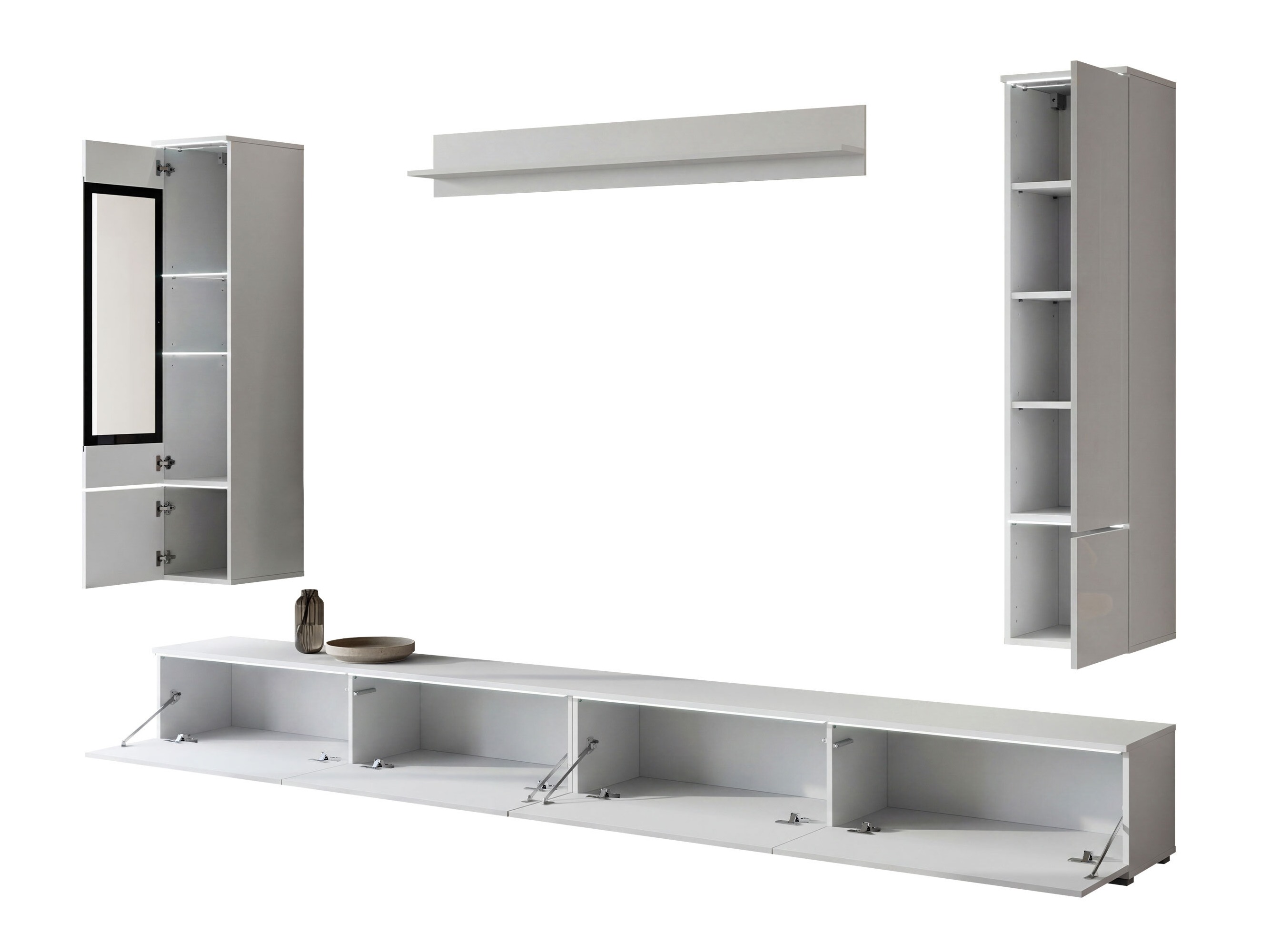 Woonkamerset Mirfivo 110 (Zwart)