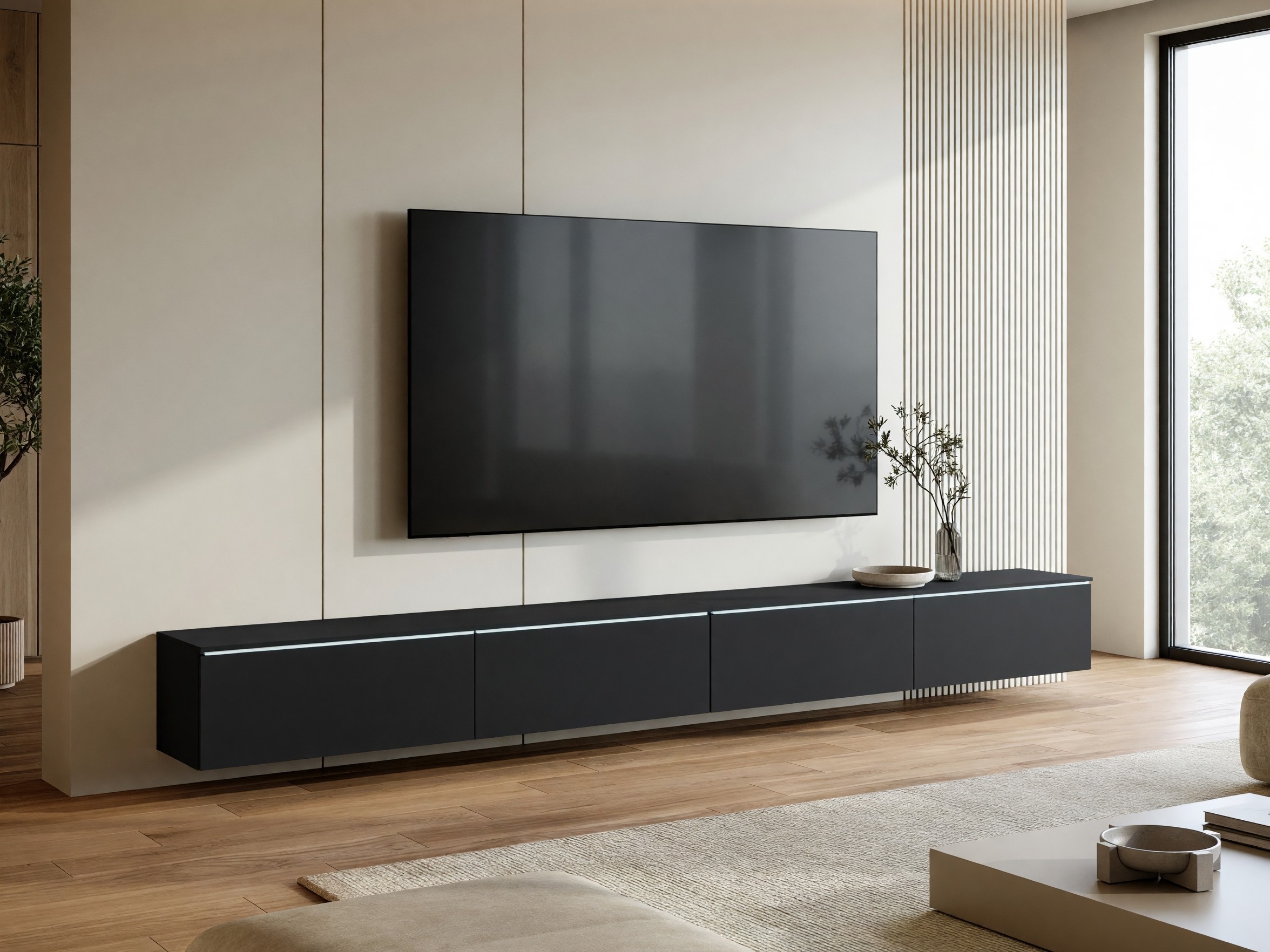 TV-meubel Sarasota 199 (Zwart)