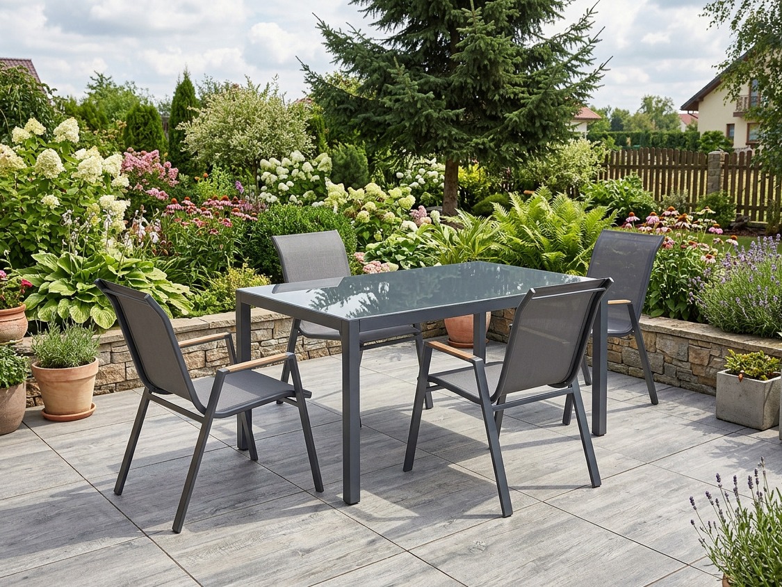 Outdoor tafel Houston 2141 (Grijs + Antraciet)