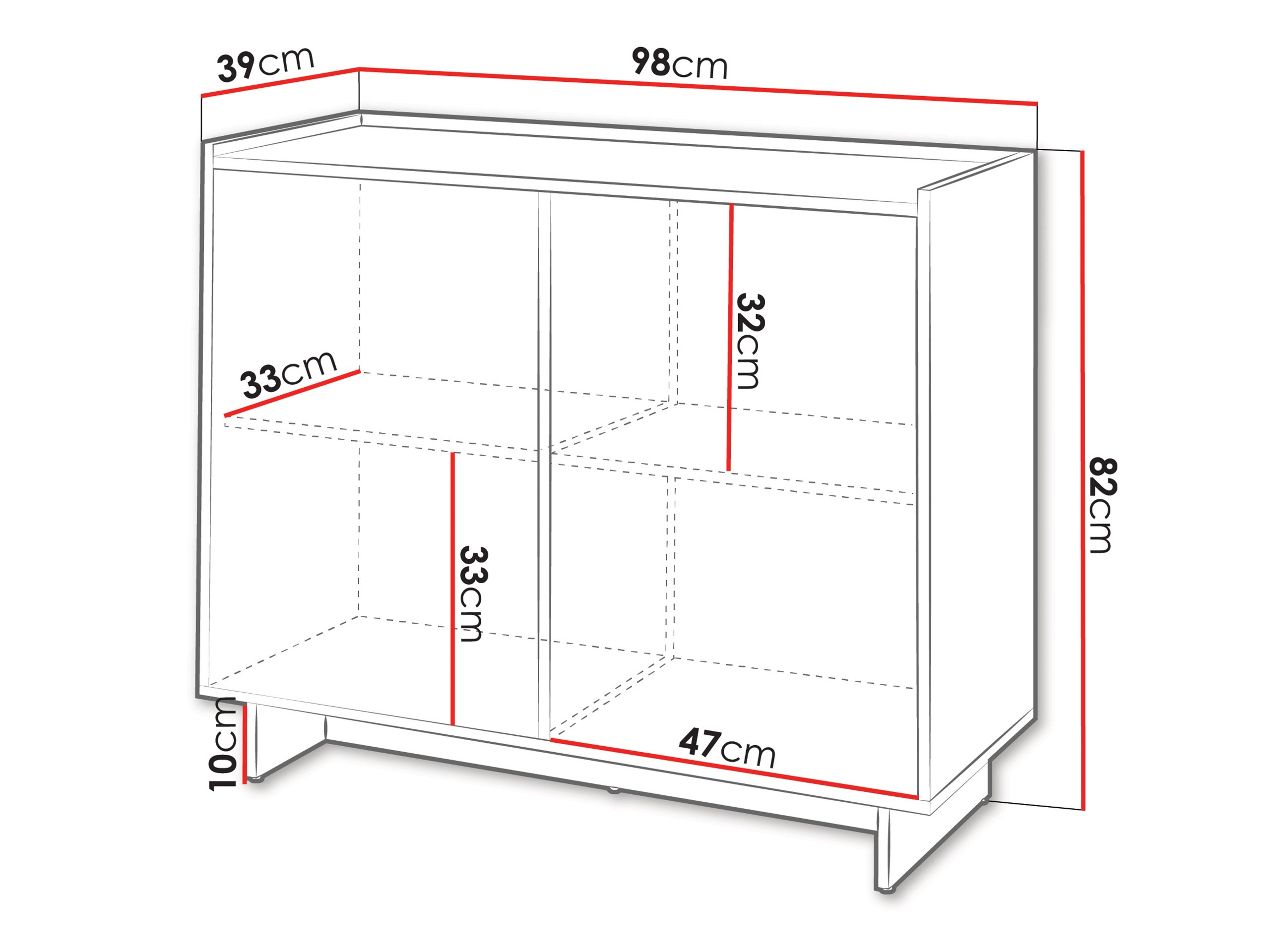 Dressoir Pirum II (Notenhout)