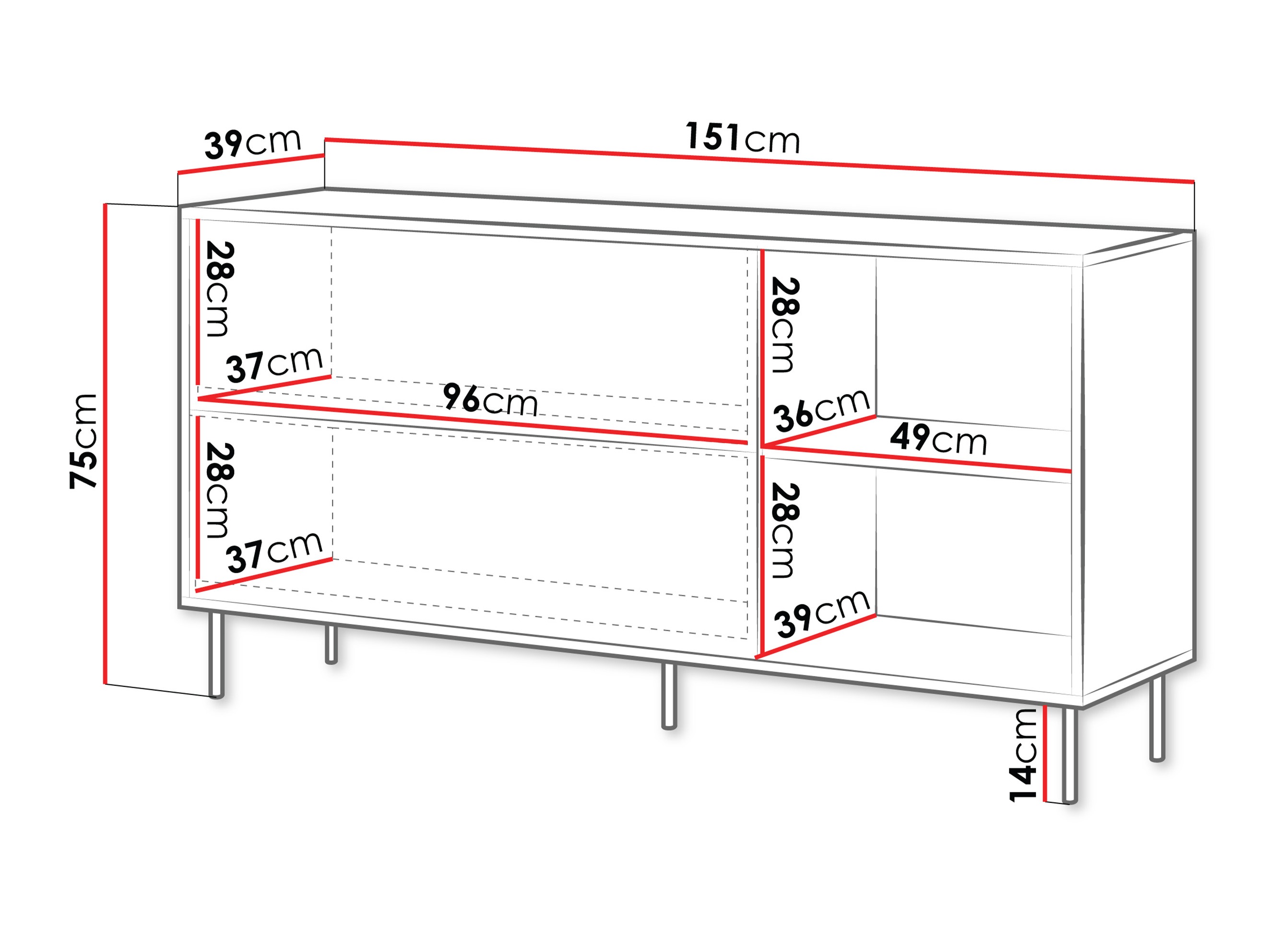 Dressoir Talsou 100