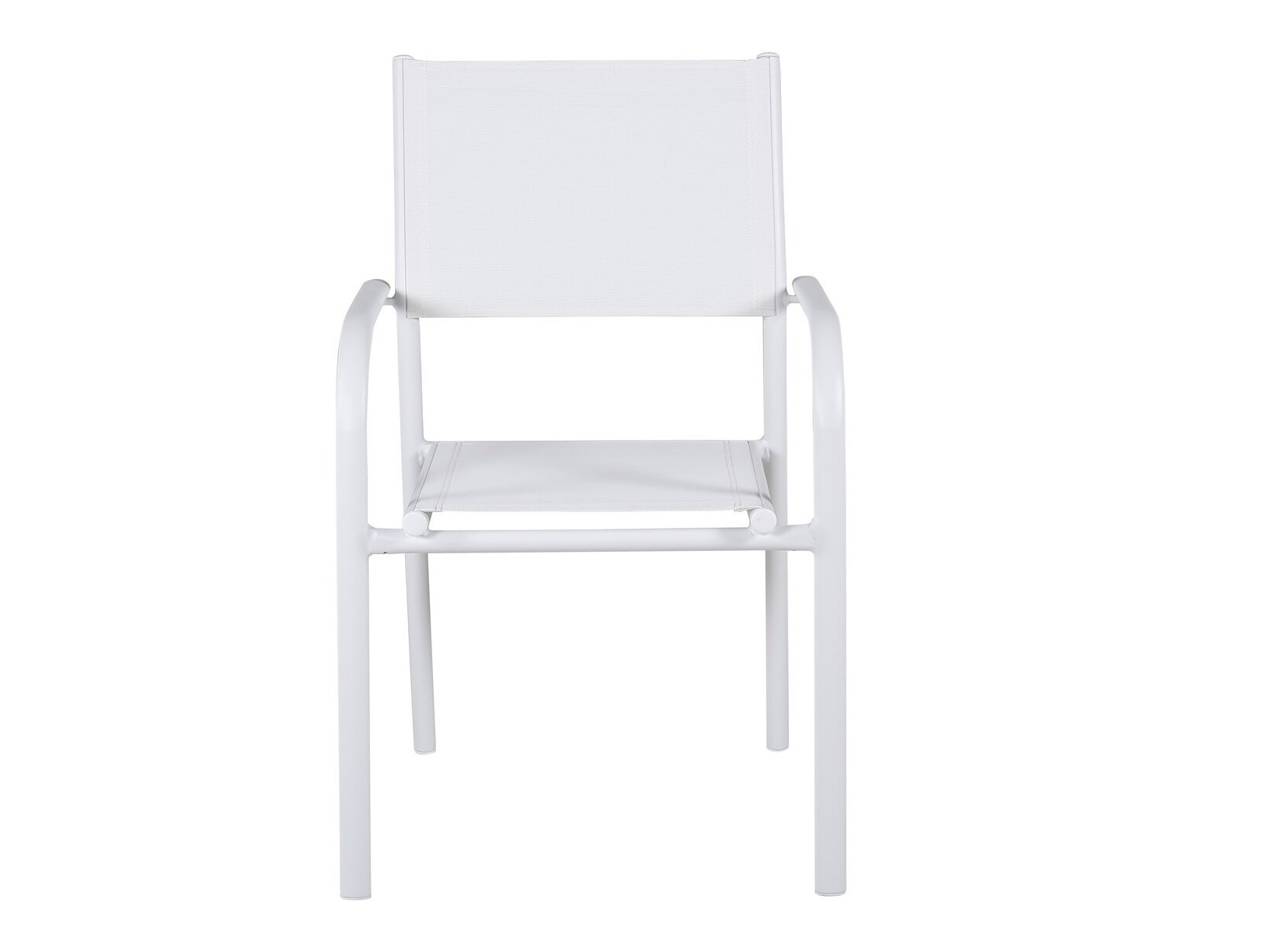 Tafel en stoelen set Dallas 5318 (Wit + Teak)