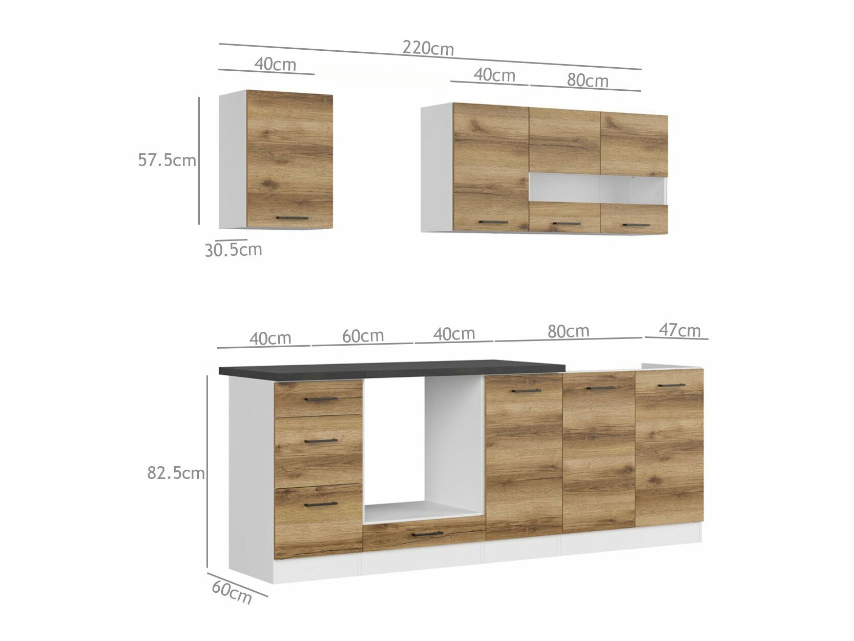 Modulaire keukenset Dela 114