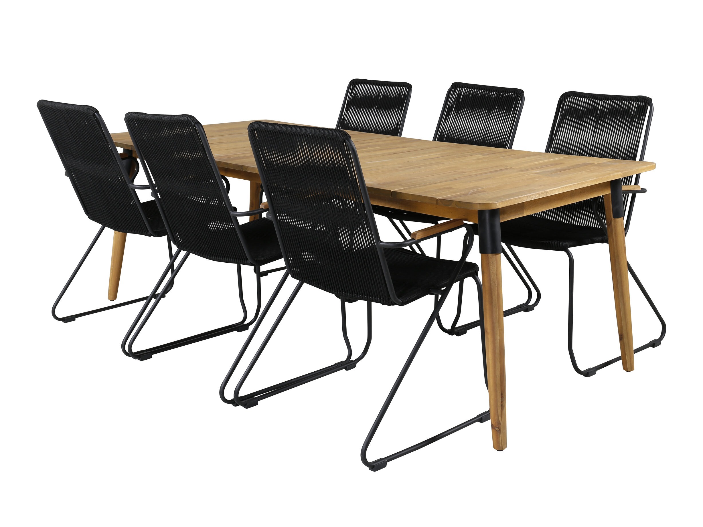 Tafel en stoelen set Dallas 5321