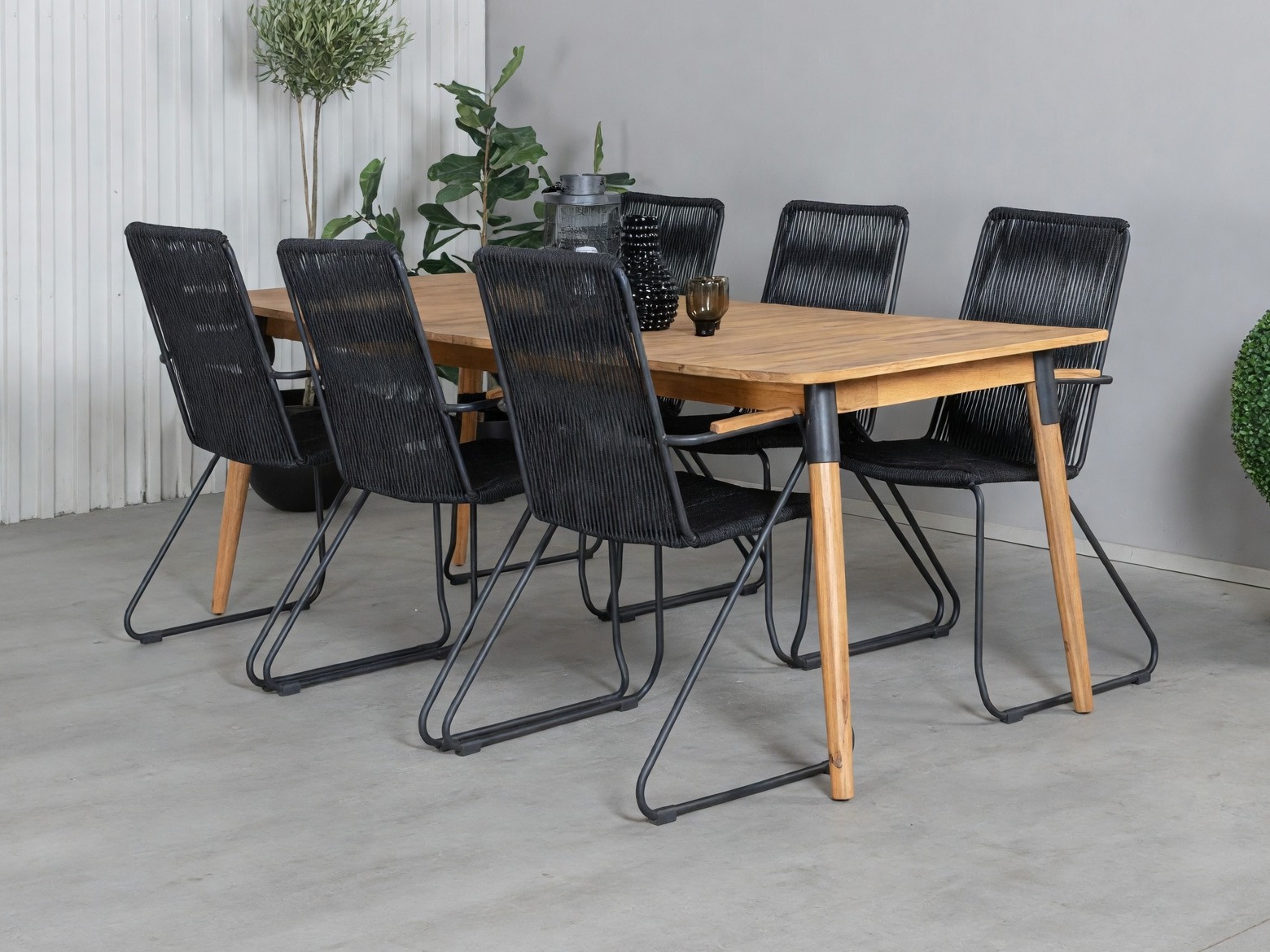 Tafel en stoelen set Dallas 5321