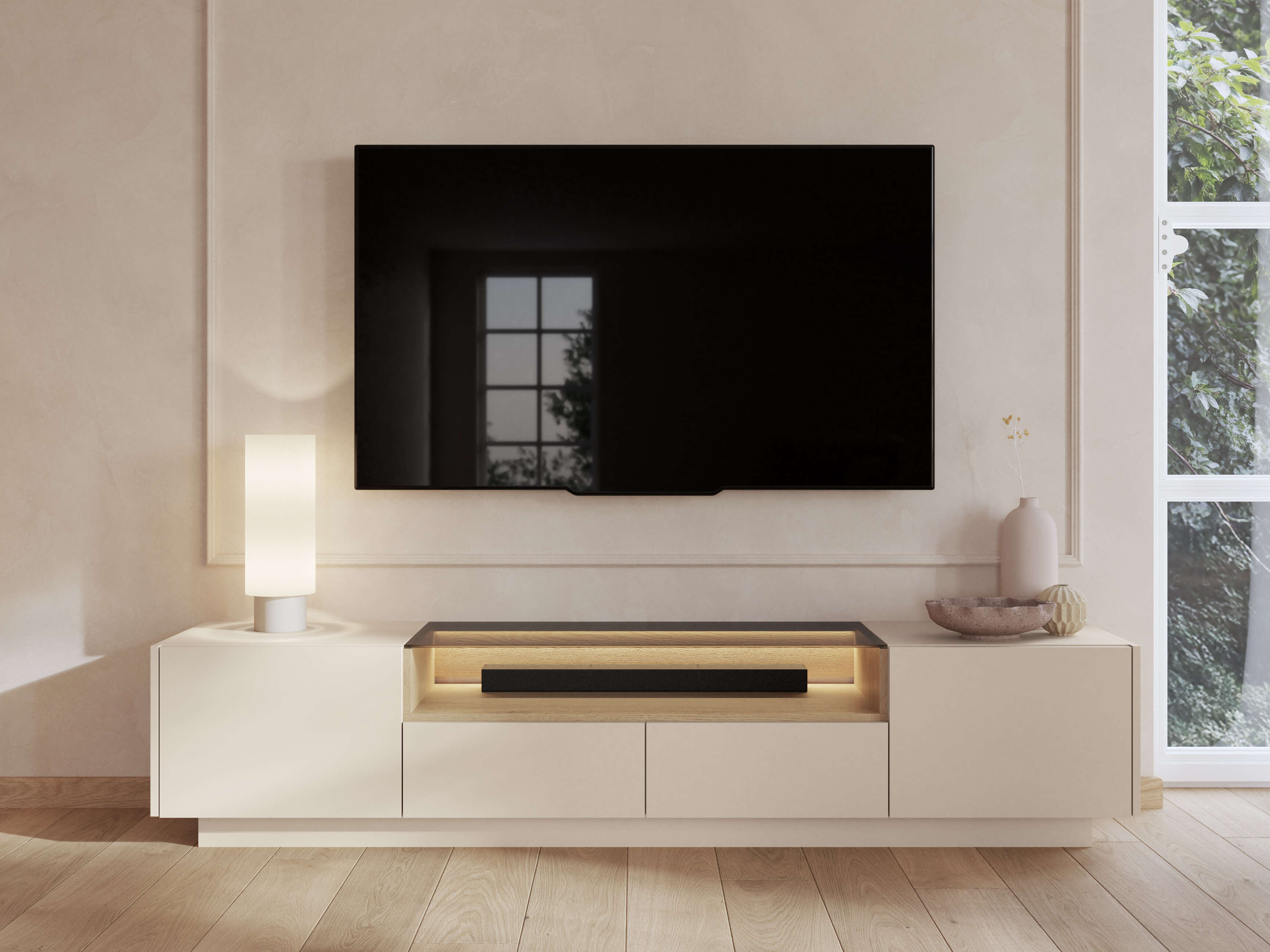 TV-meubel Salmeli 101 (Beige)