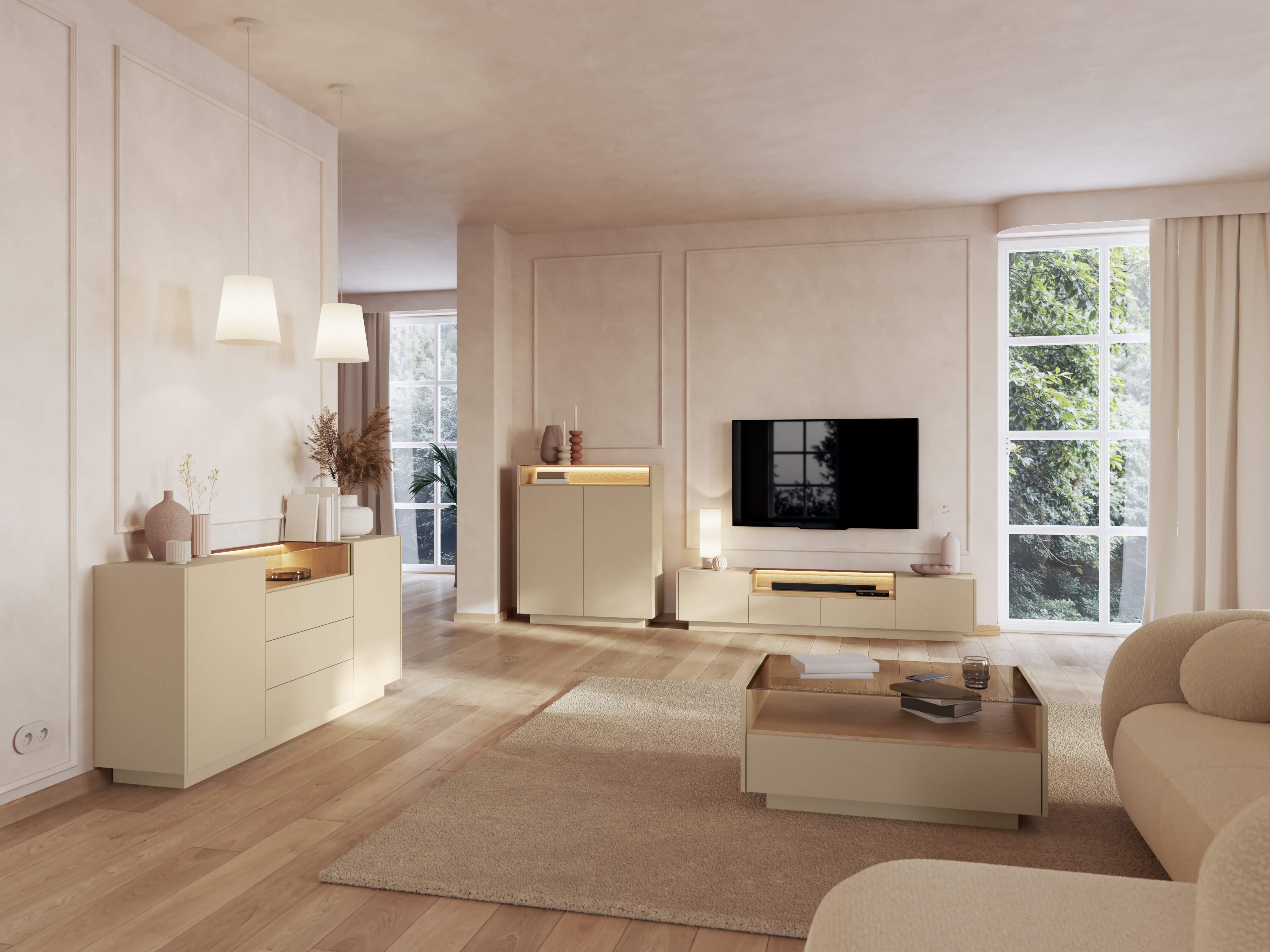 TV-meubel Salmeli 101 (Cappuccino)