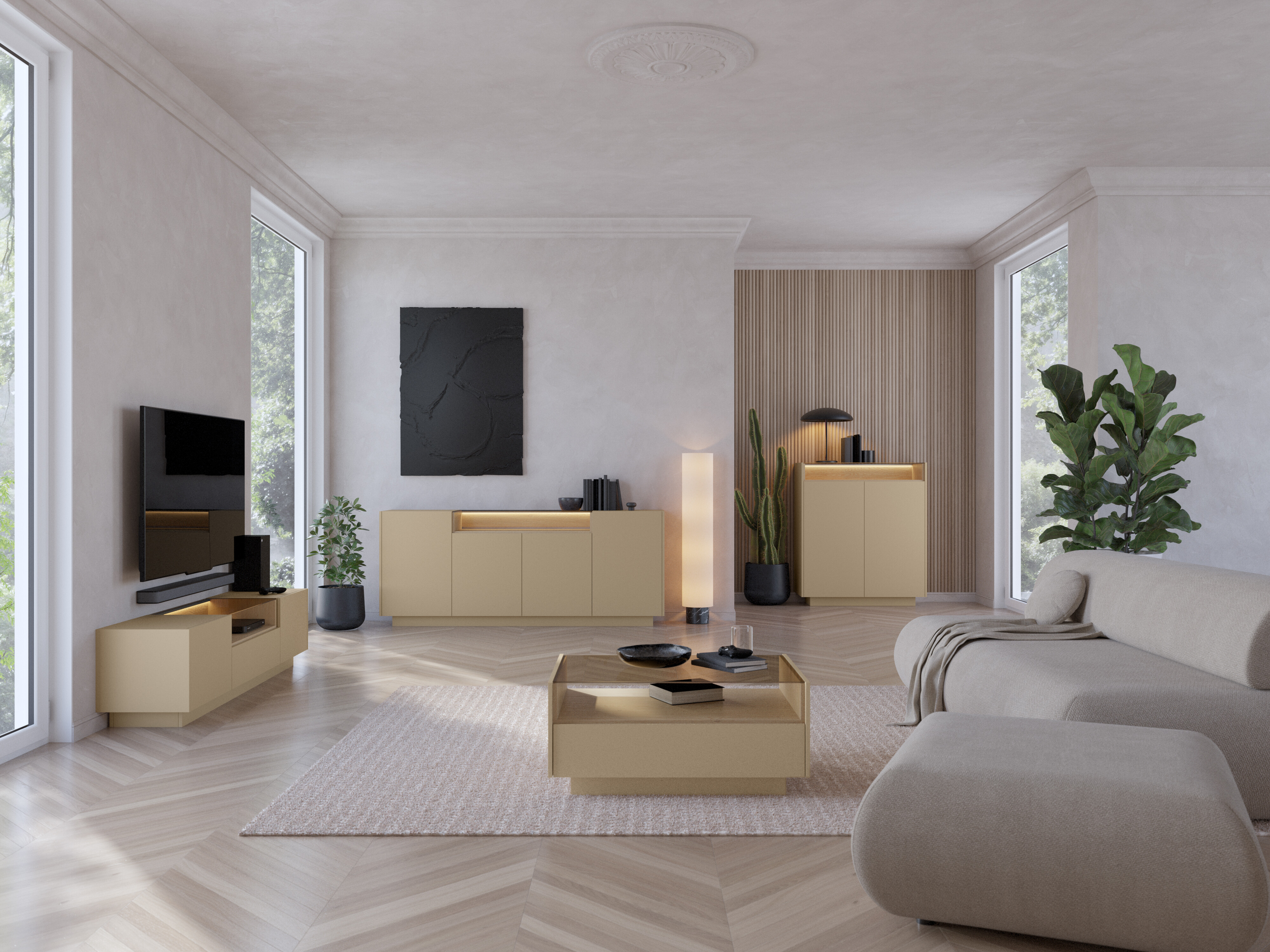 TV-meubel Salmeli 102 (Cappuccino)