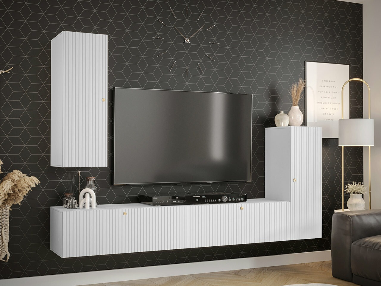 Wandkast Anulio (Wit)