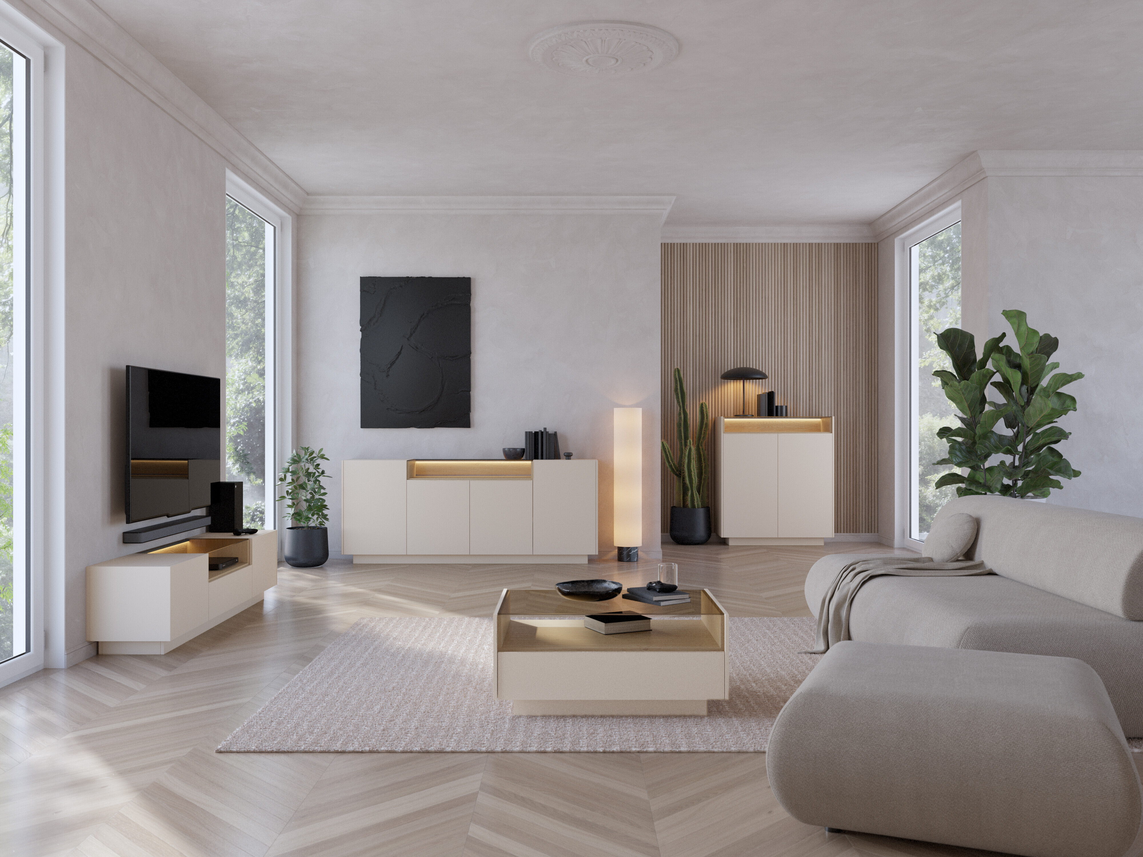 Salontafel Salmeli 103 (Beige)