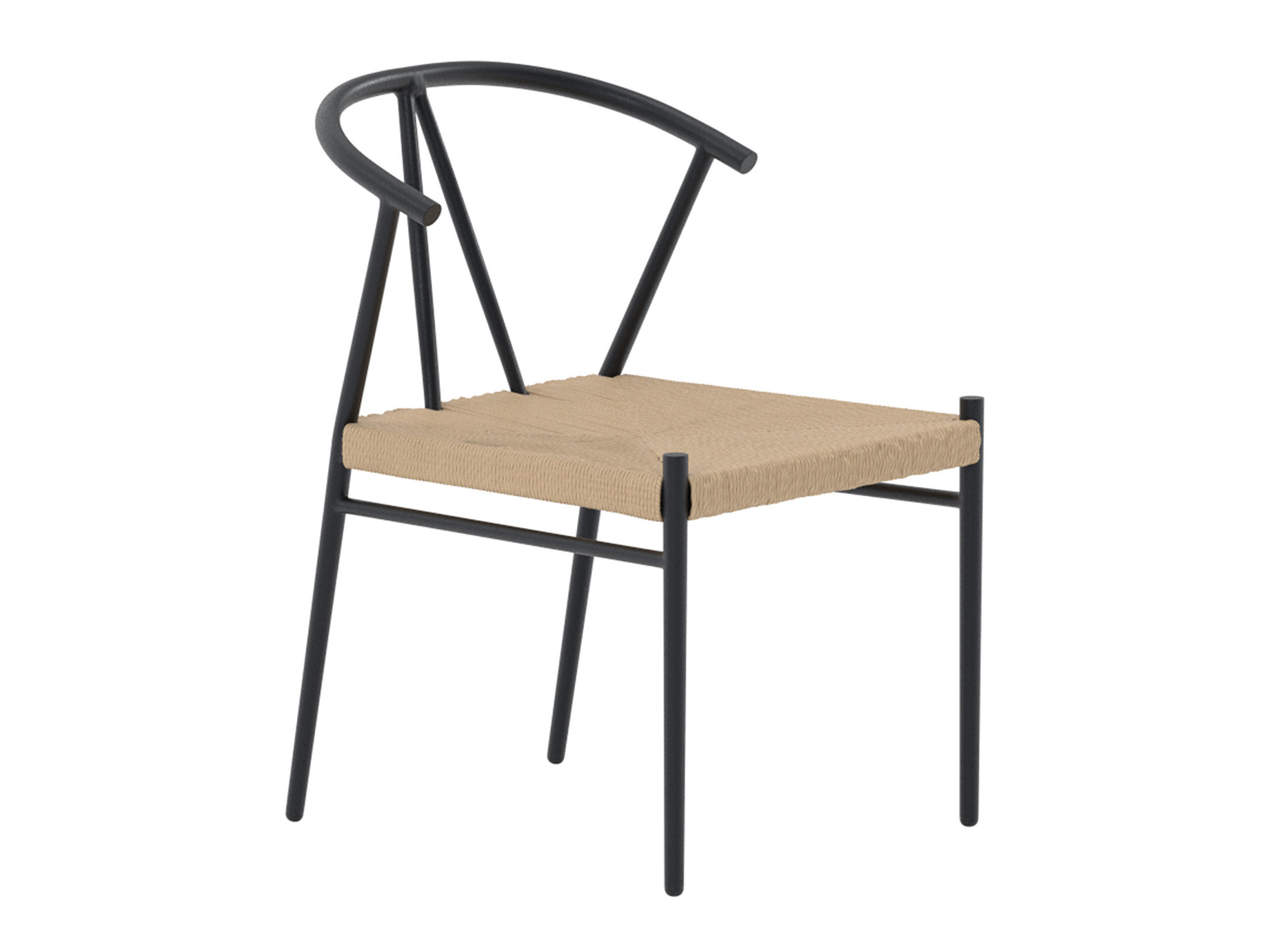 Tafel en stoelen set Dallas 5326 (Zwart)