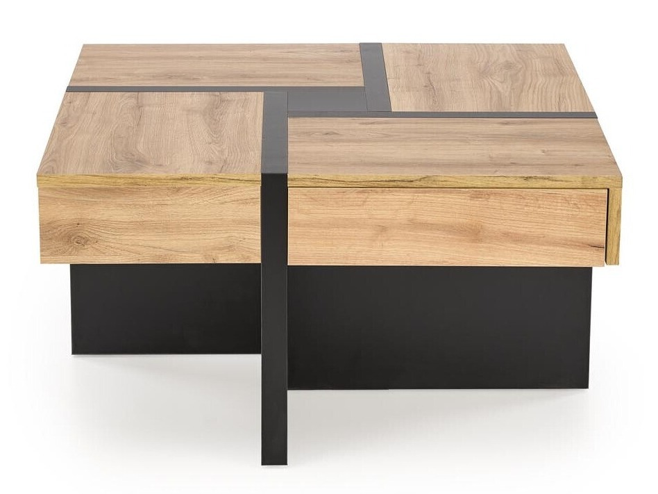 Salontafel Houston 1698 (Craft eiken + Zwart)