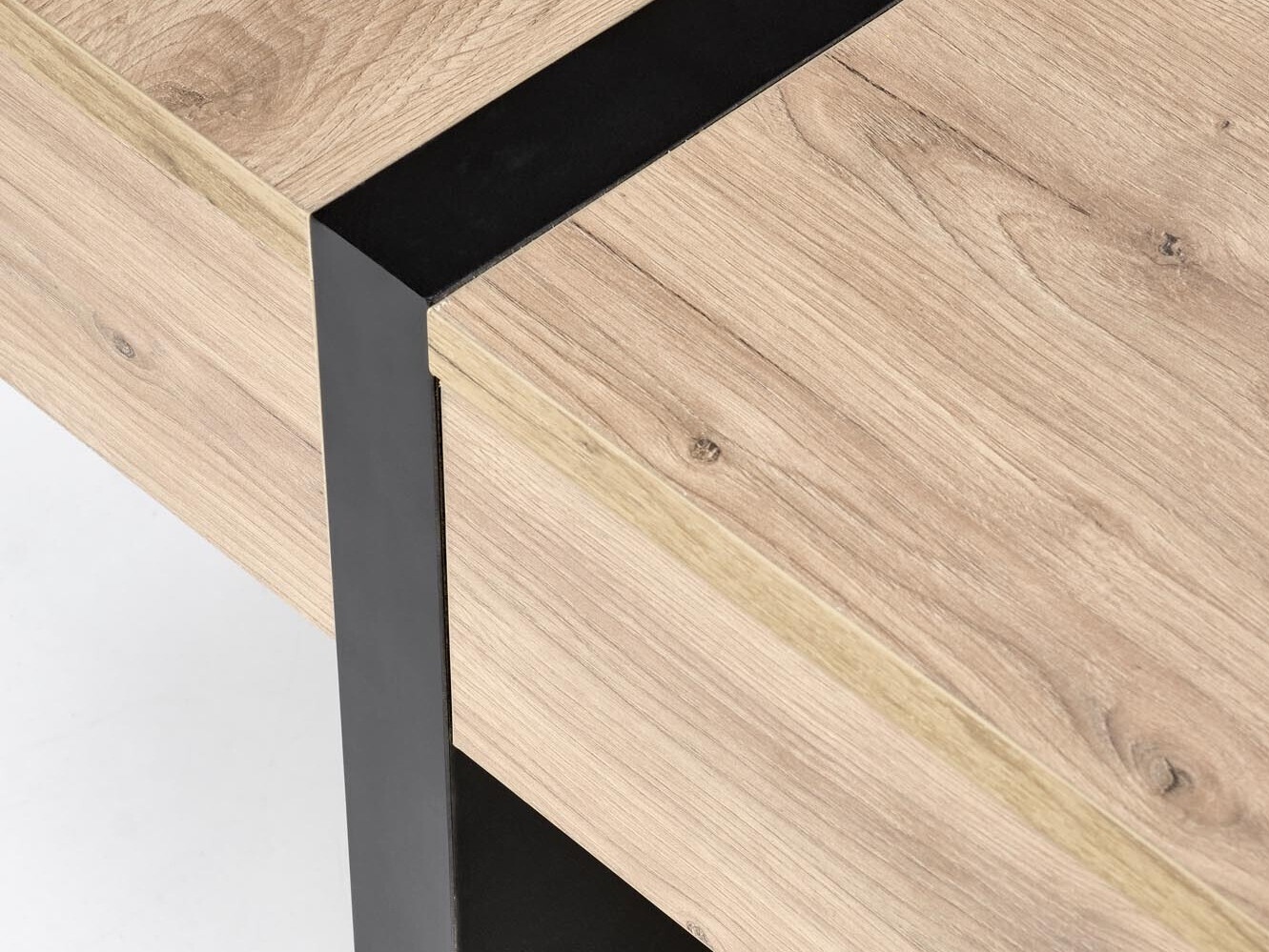 Salontafel Houston 1698 (Craft eiken + Zwart)