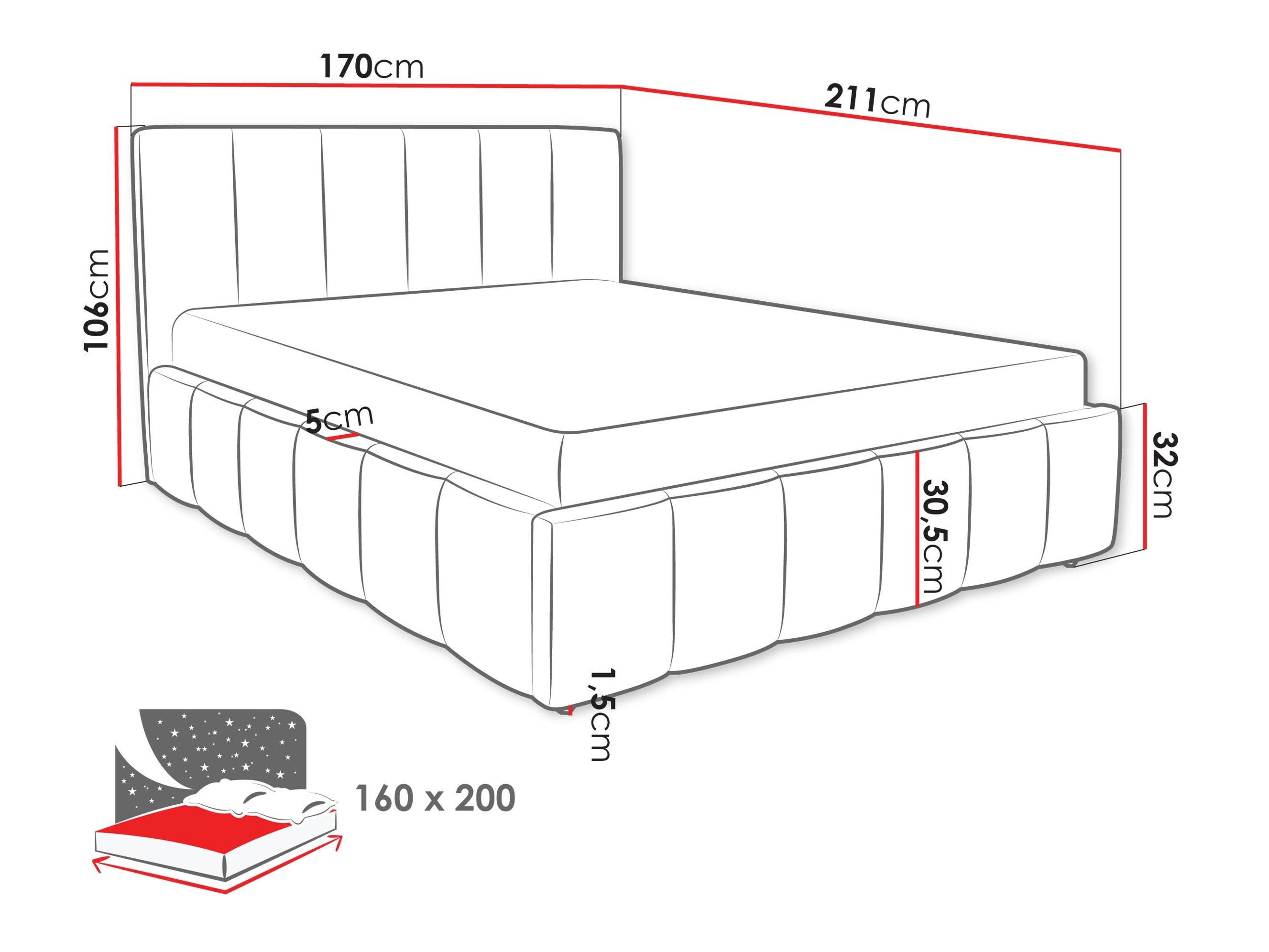 Bed Linis (Lambi 01)