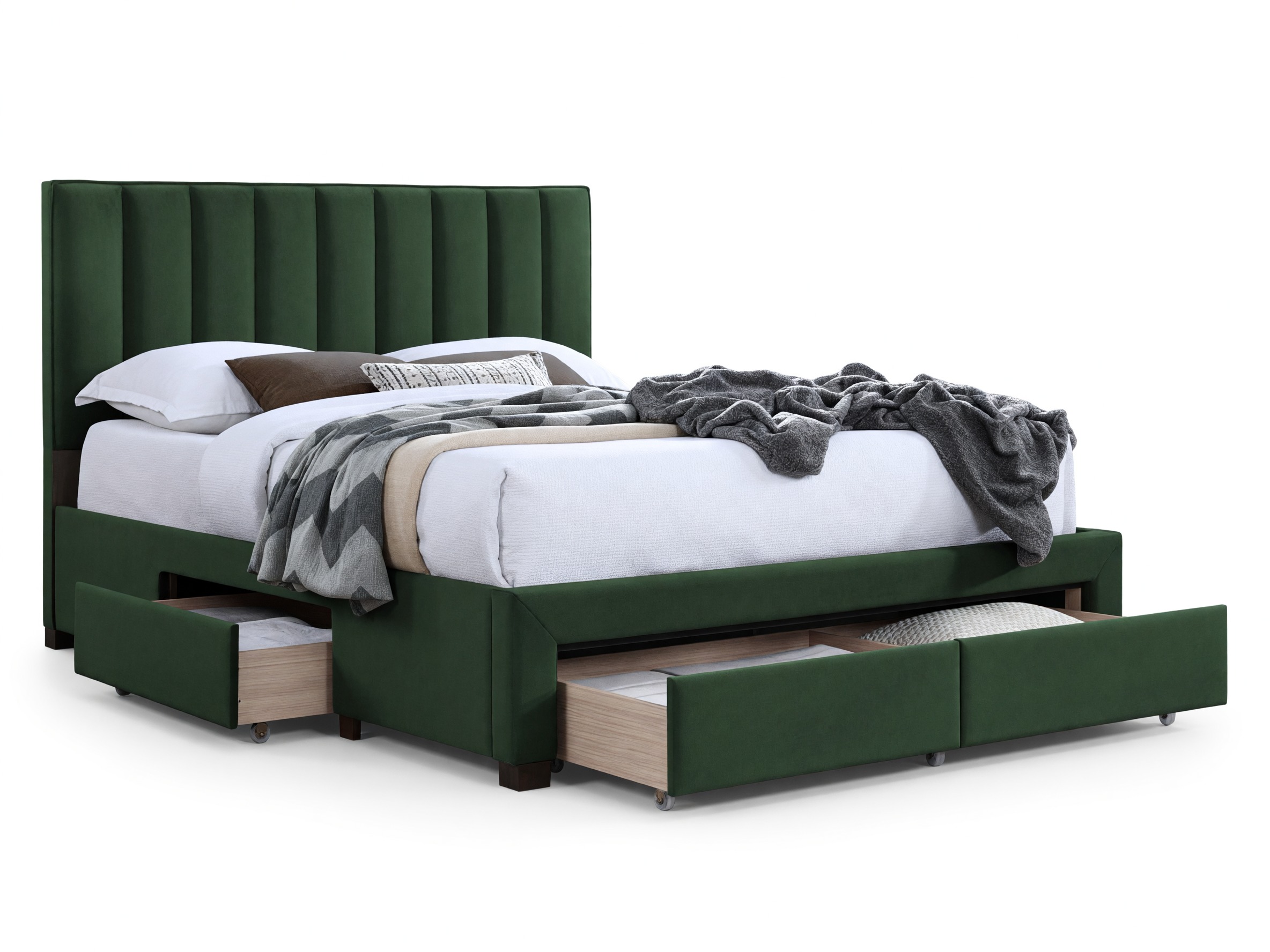 Bed Houston Fides (Donkergroen)