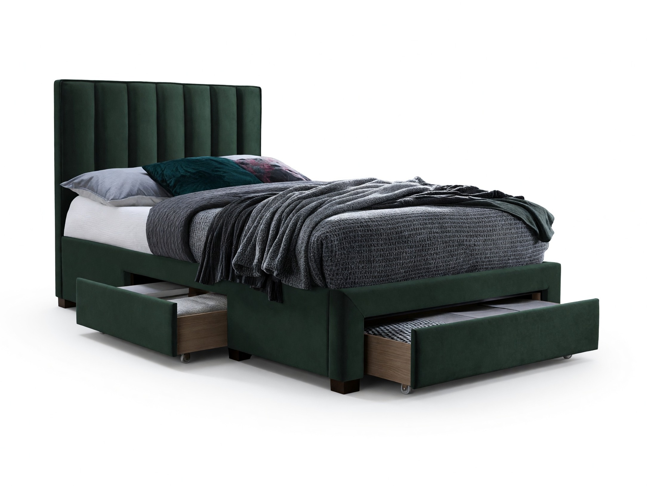 Bed Houston Fides (Donkergroen)