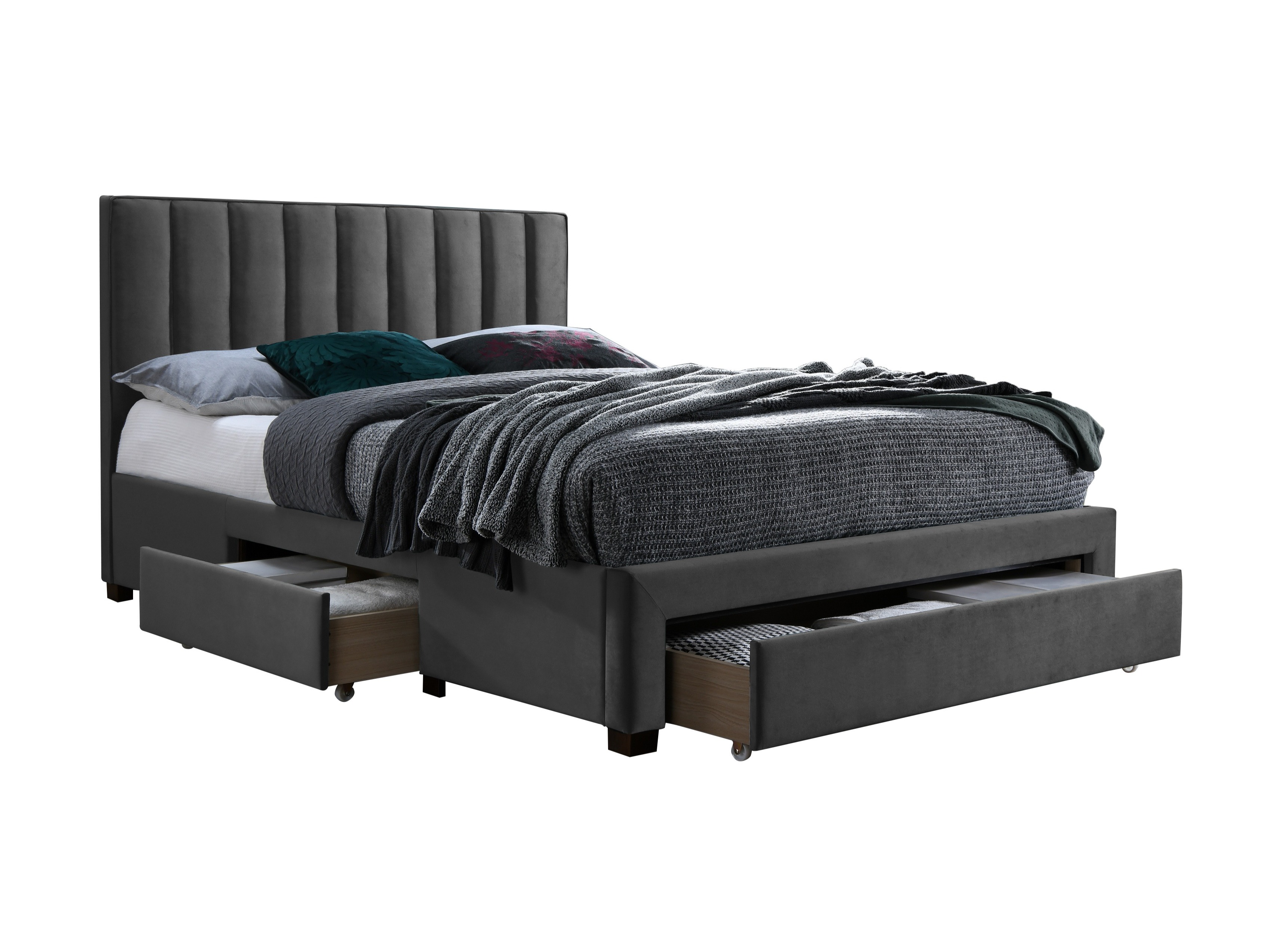 Bed Houston Fides (Grijs)