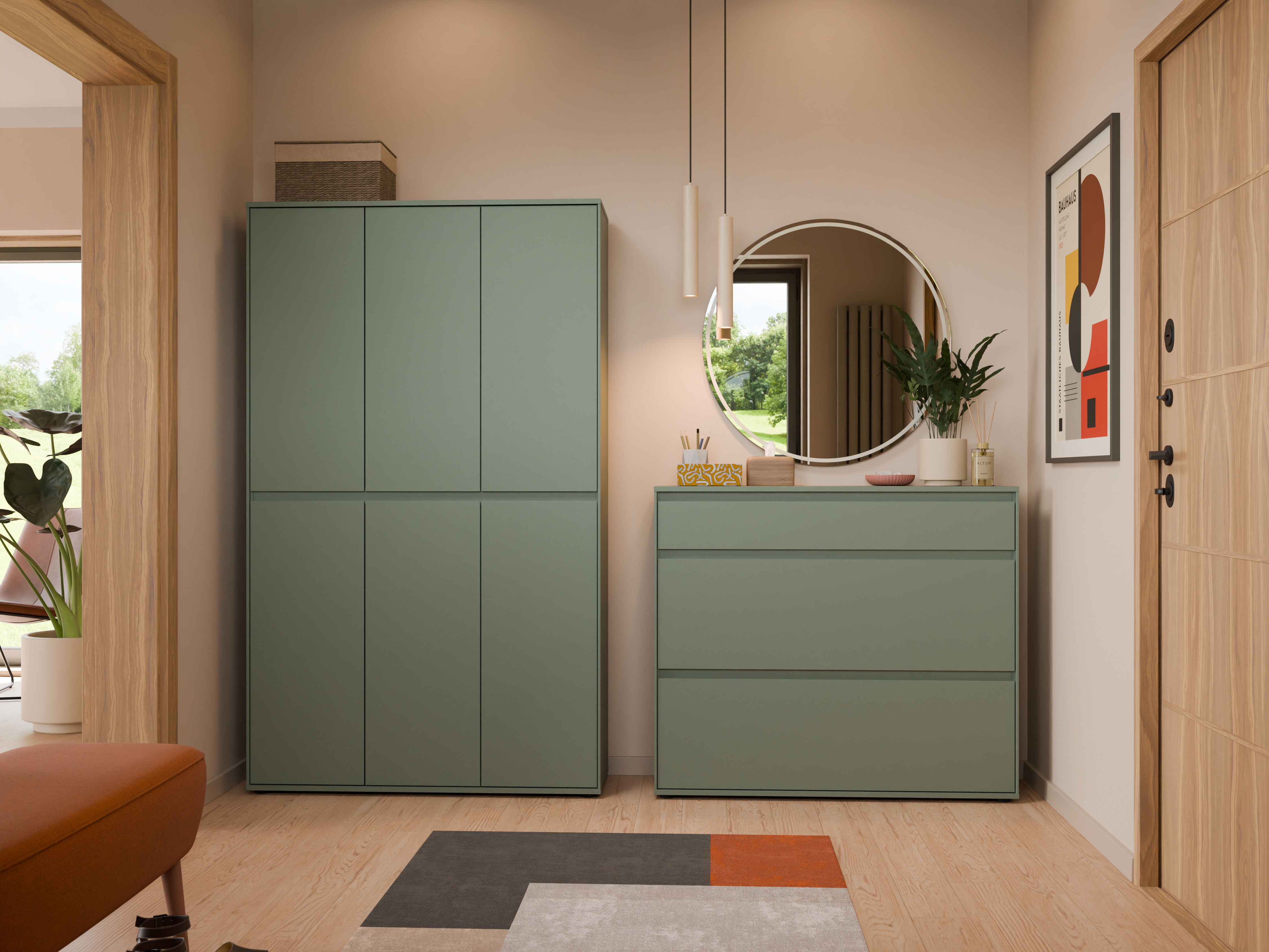 Boekenkast Torfiou 103 (Groen)
