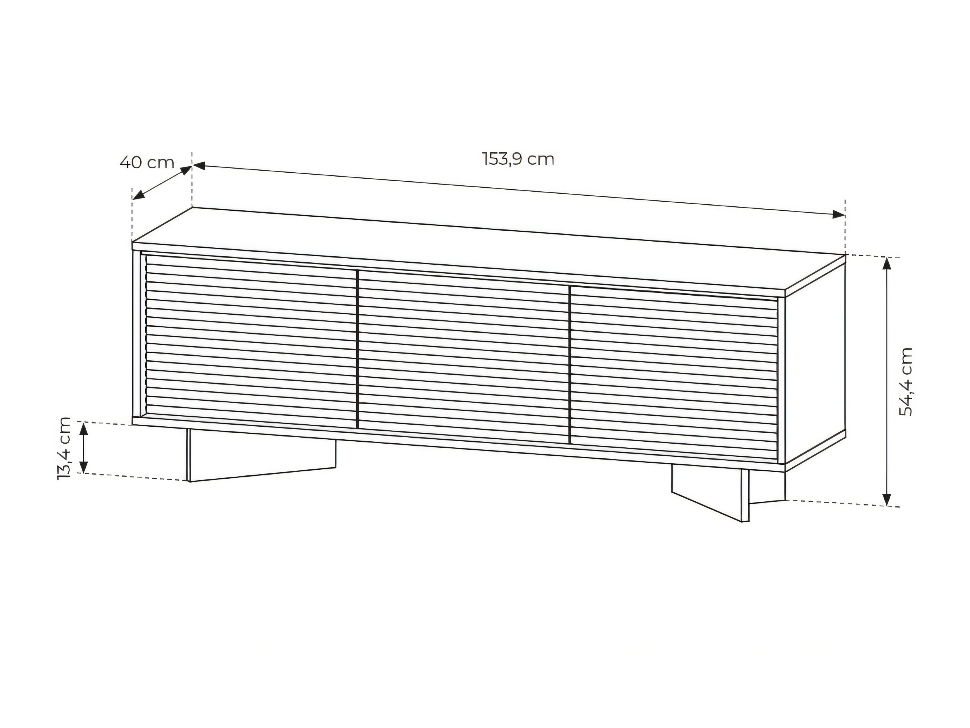 TV-meubel Nufela 105